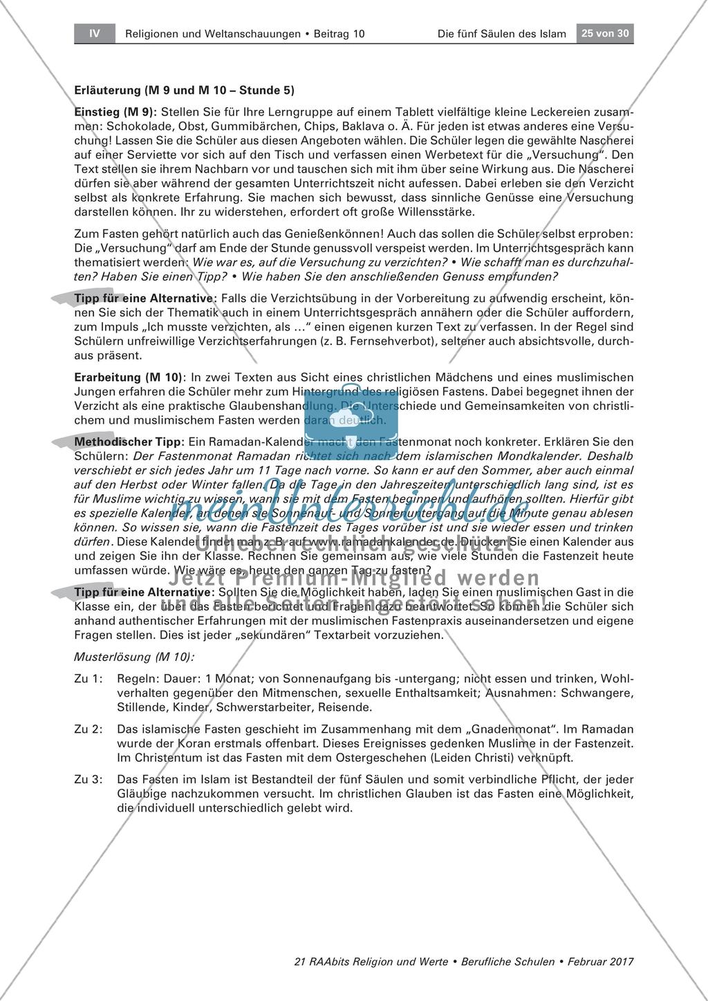 Fasten in Islam und Christentum Preview 3