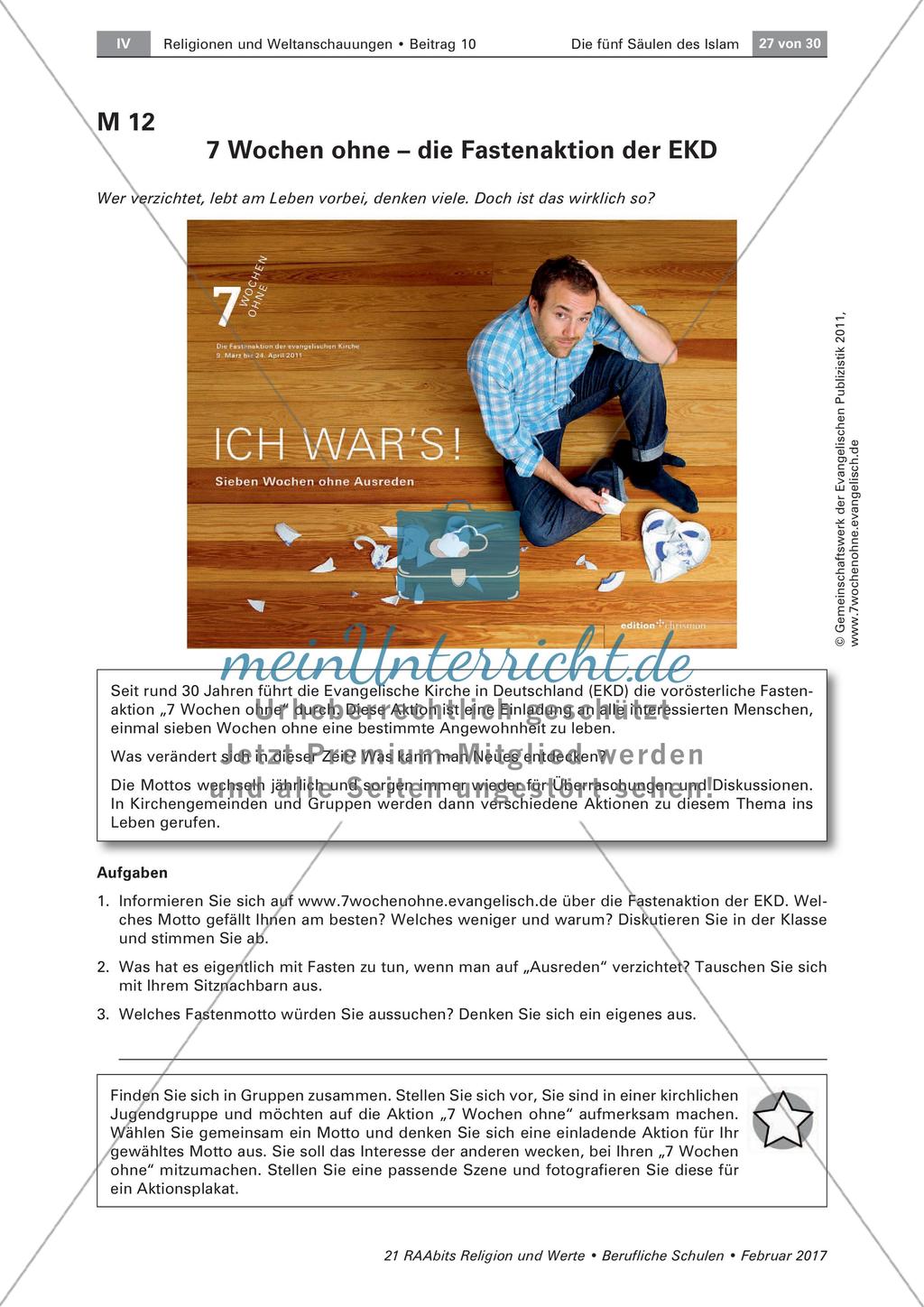 Fasten in Islam und Christentum Preview 5