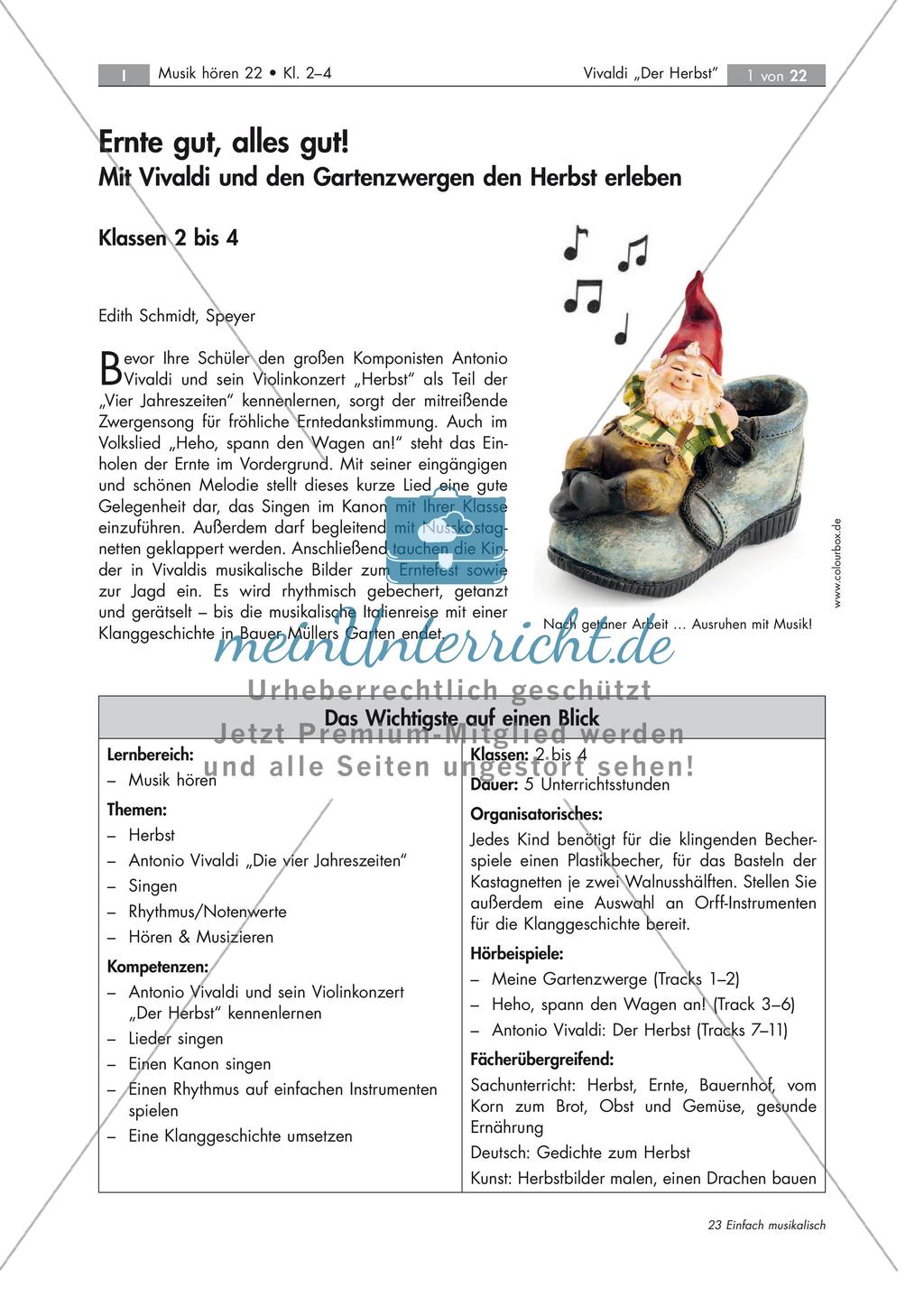 Herbstmusik: Antonio Vivaldi Preview 1