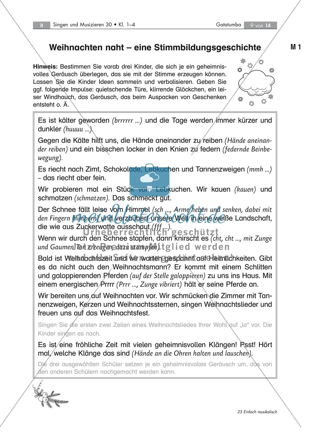 Spanisches Weihnachtslied: Gatatumba Preview 9