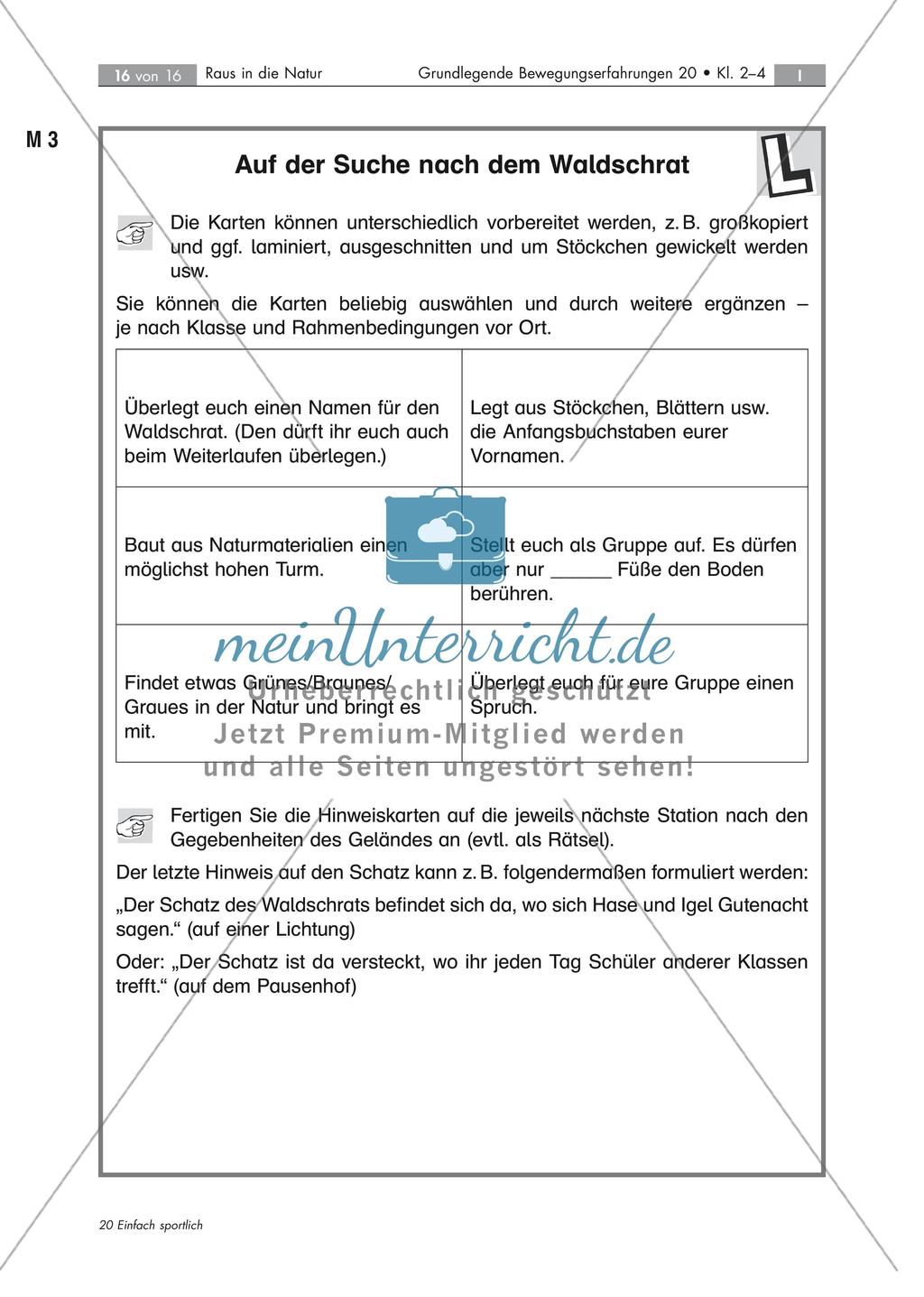 Unterricht in der Natur: Suche nach dem Waldschrat Preview 1
