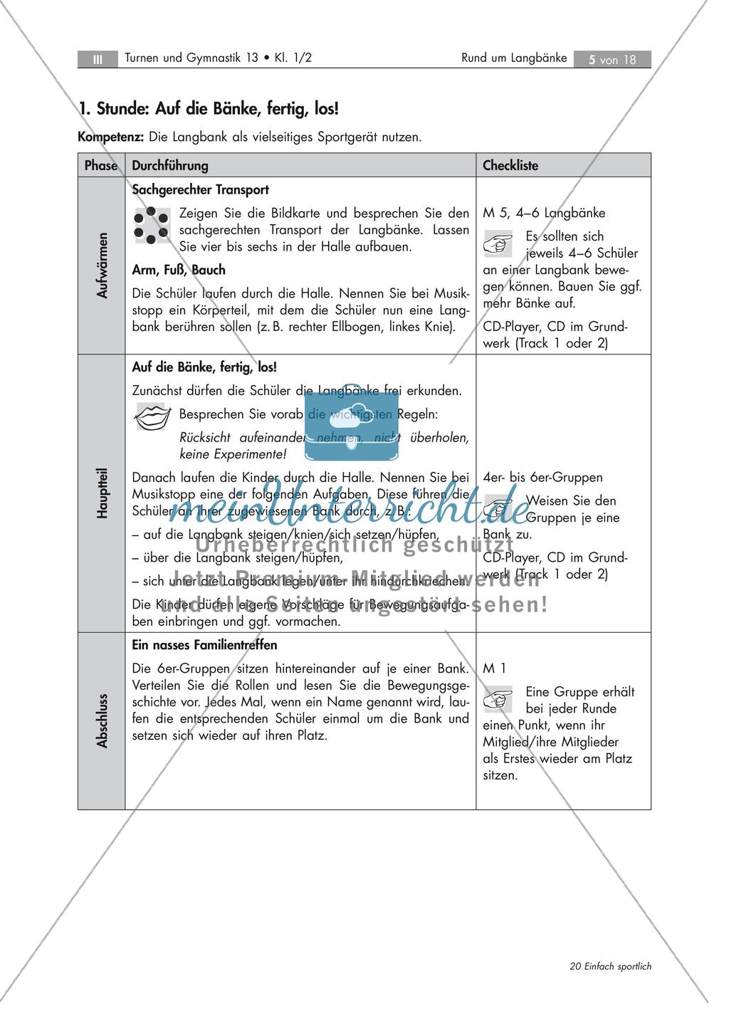 Sammeln von Bewegungserfahrungen: Langbänke Preview 5