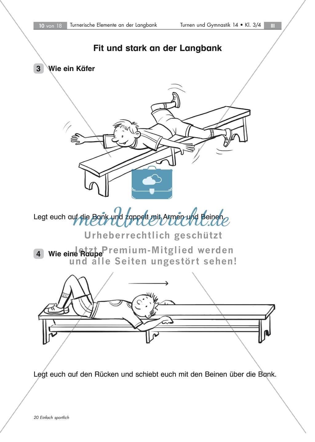 Umsetzung turnerischer Elemente an der Langbank Preview 10
