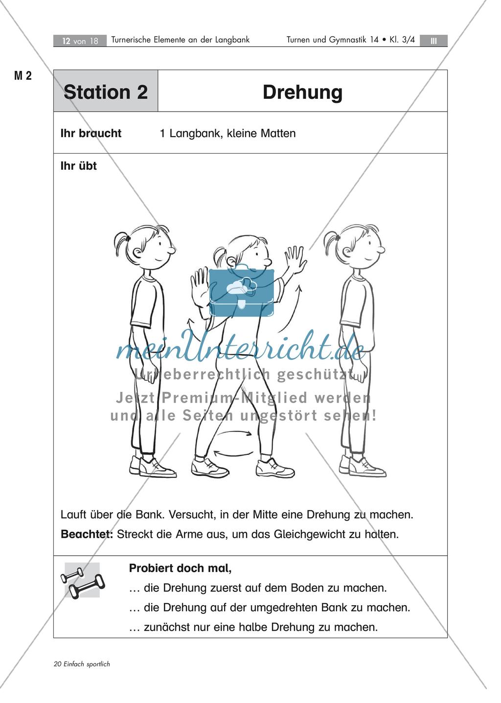 Umsetzung turnerischer Elemente an der Langbank Preview 12