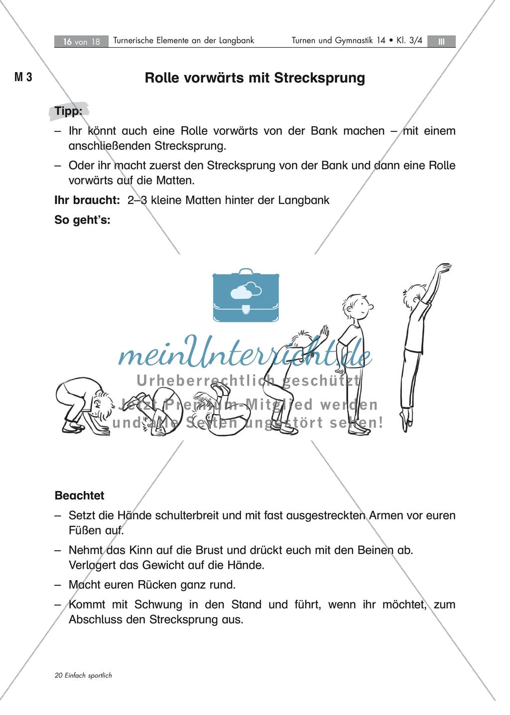 Umsetzung turnerischer Elemente an der Langbank Preview 16