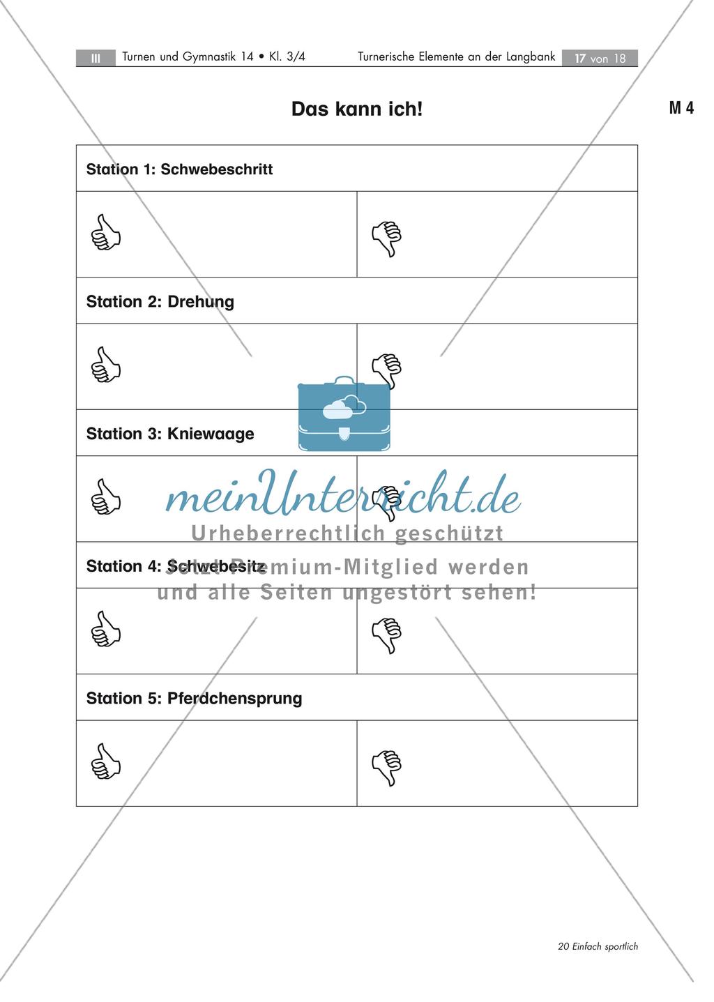 Umsetzung turnerischer Elemente an der Langbank Preview 17