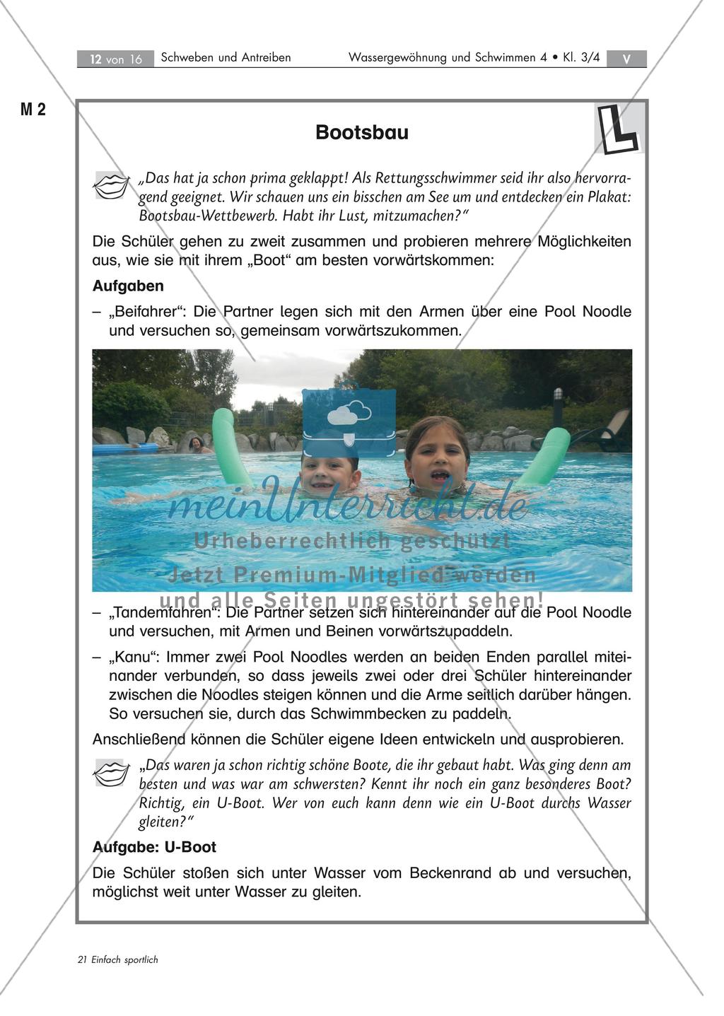 Hinführung zur Grundform des Kraulschwimmens Preview 12