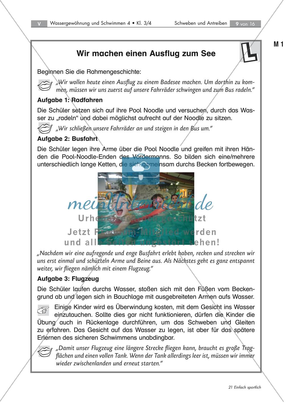 Hinführung zur Grundform des Kraulschwimmens Preview 9