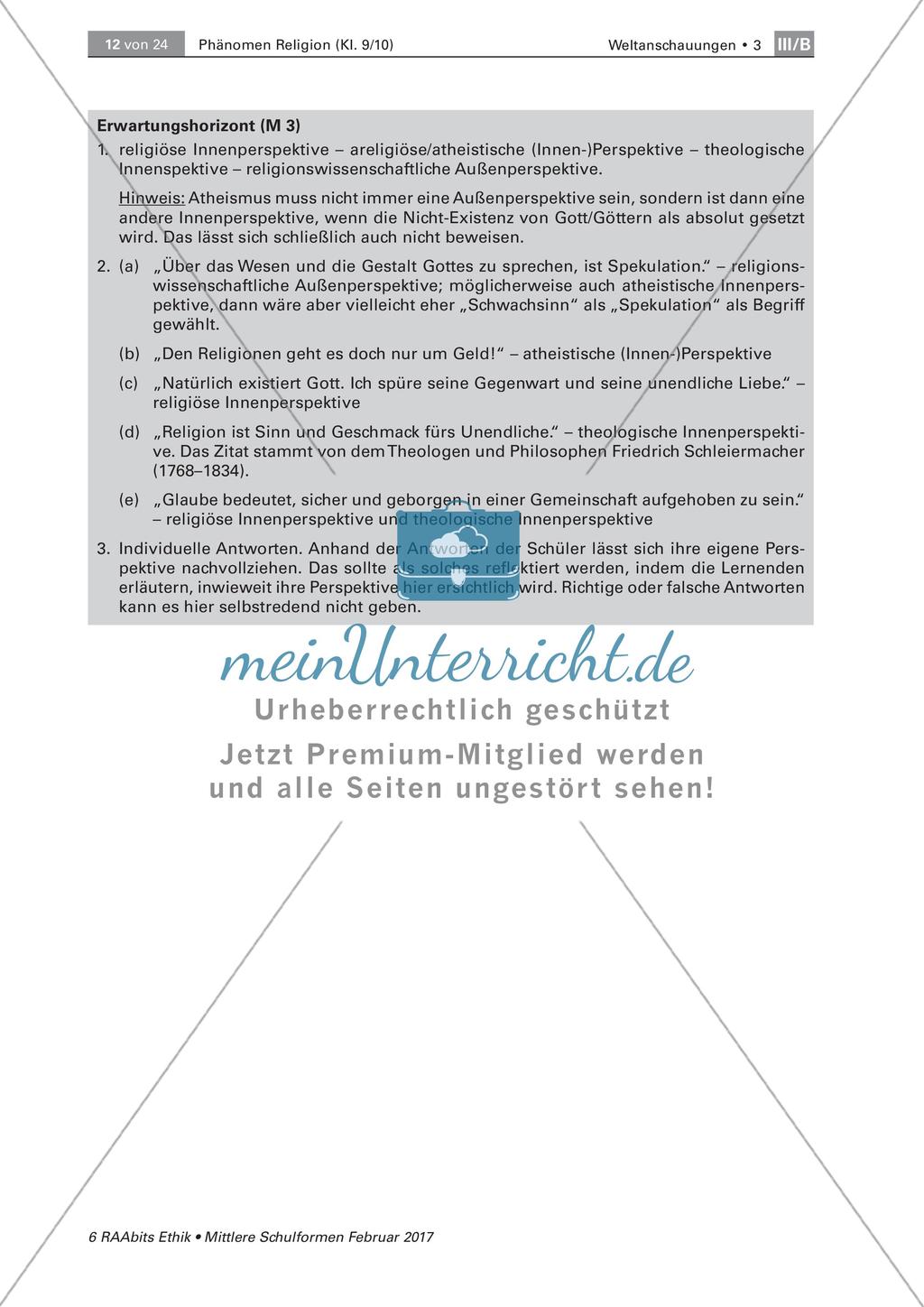 Das Phänomen Religion: Definition und Perspektiven Preview 6