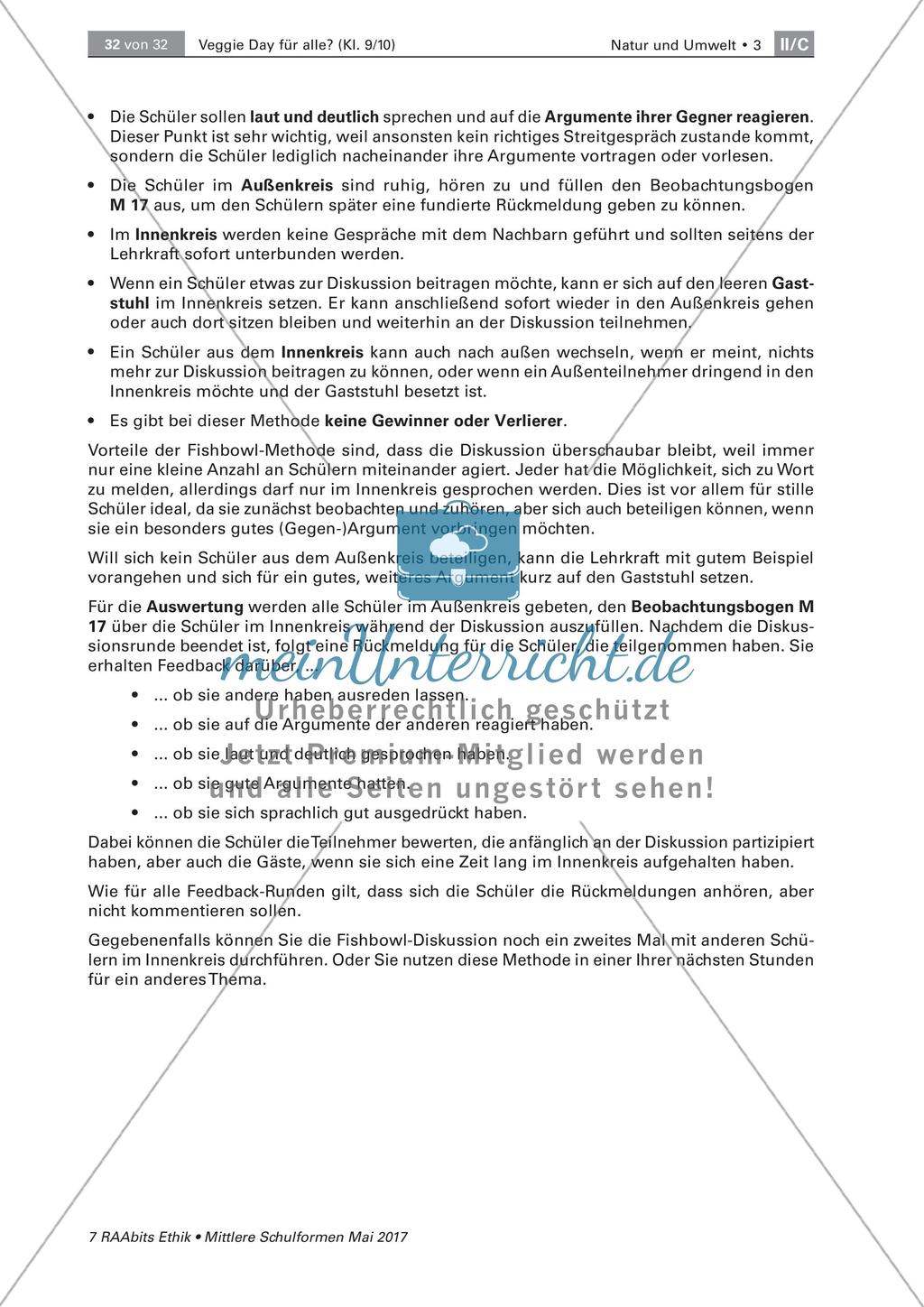 Pro- und Kontra-Diskussionsrunde zum Thema