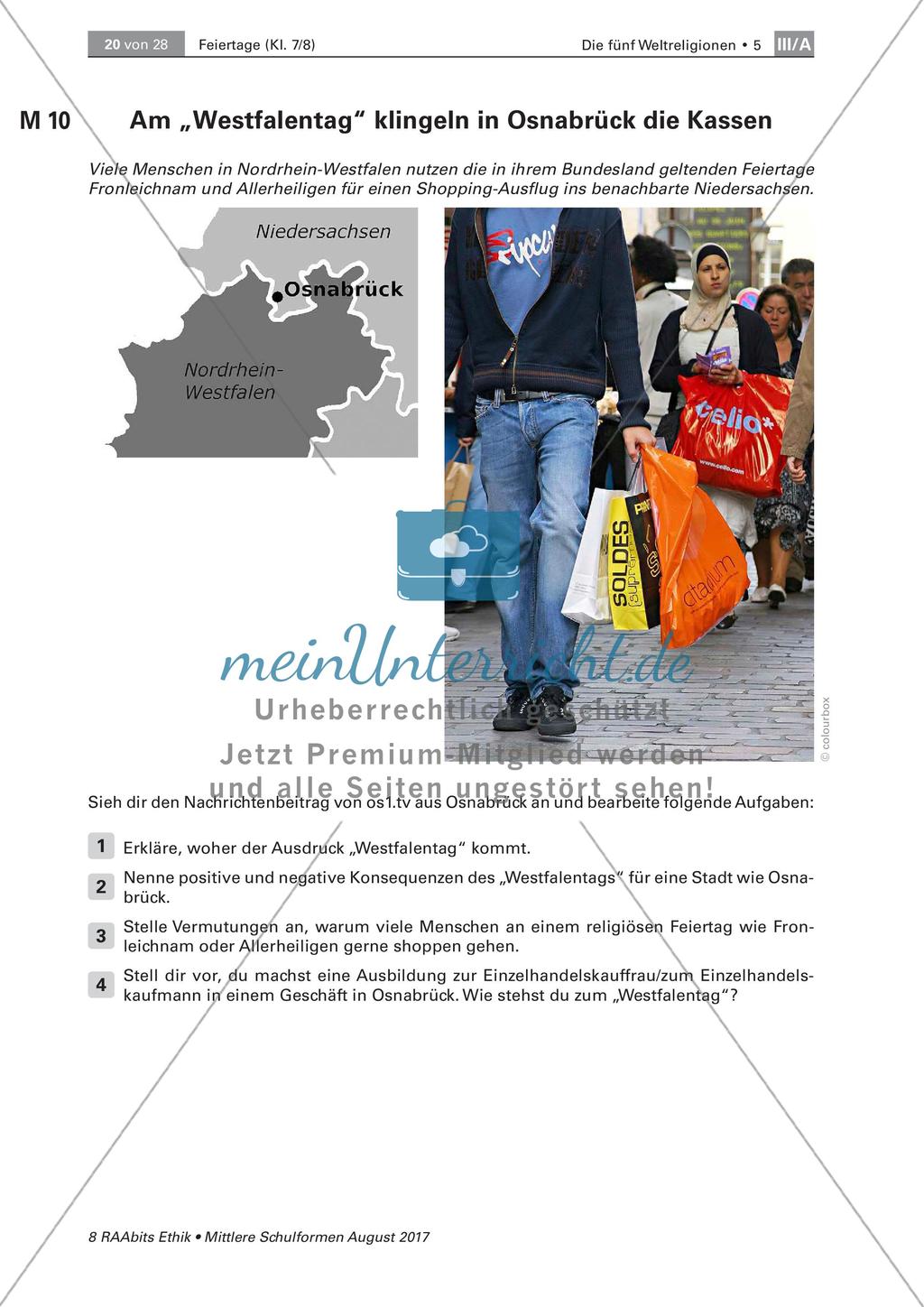 Die Feiertage in den Bundesländern Preview 3