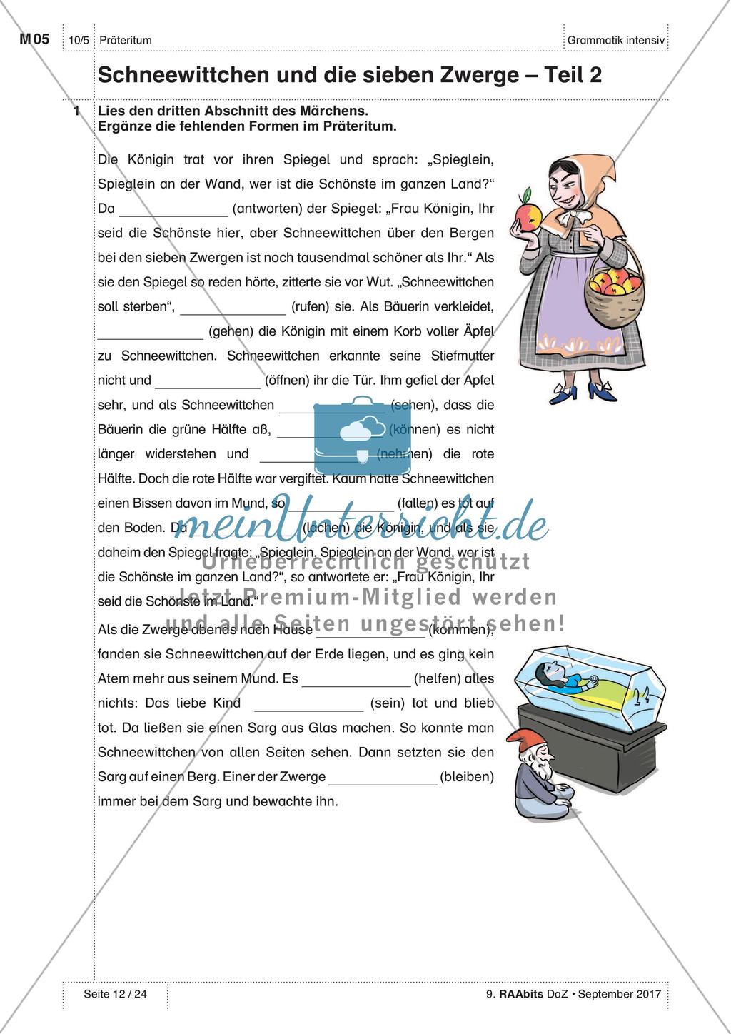 Verben im Präteritum Preview 12
