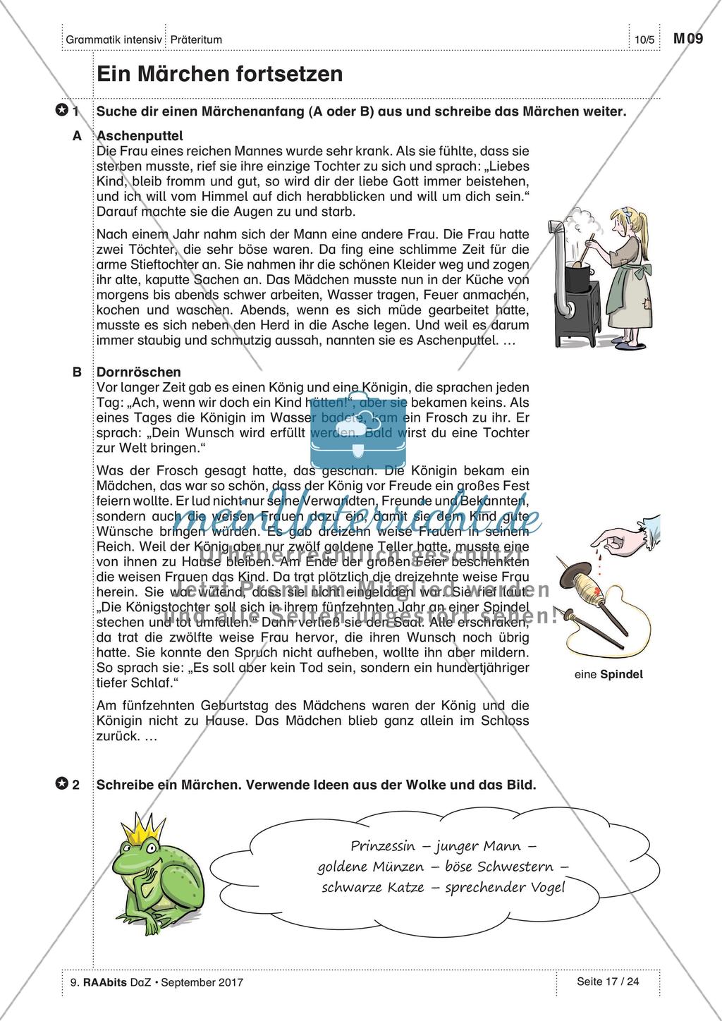 Verben im Präteritum Preview 17