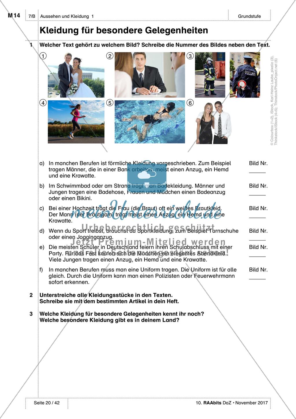 Kleidungsstücke benennen und kaufen: Wortschatz üben und anwenden Preview 9