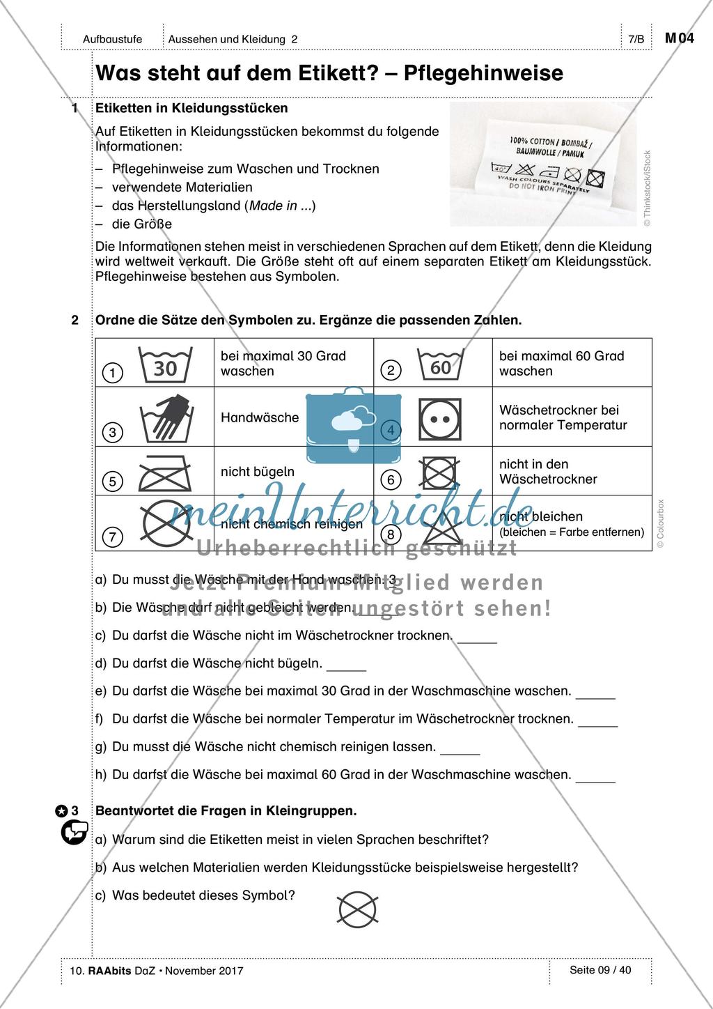 Das Aussehen von Personen beschreiben: Wortschatz einführen Preview 4