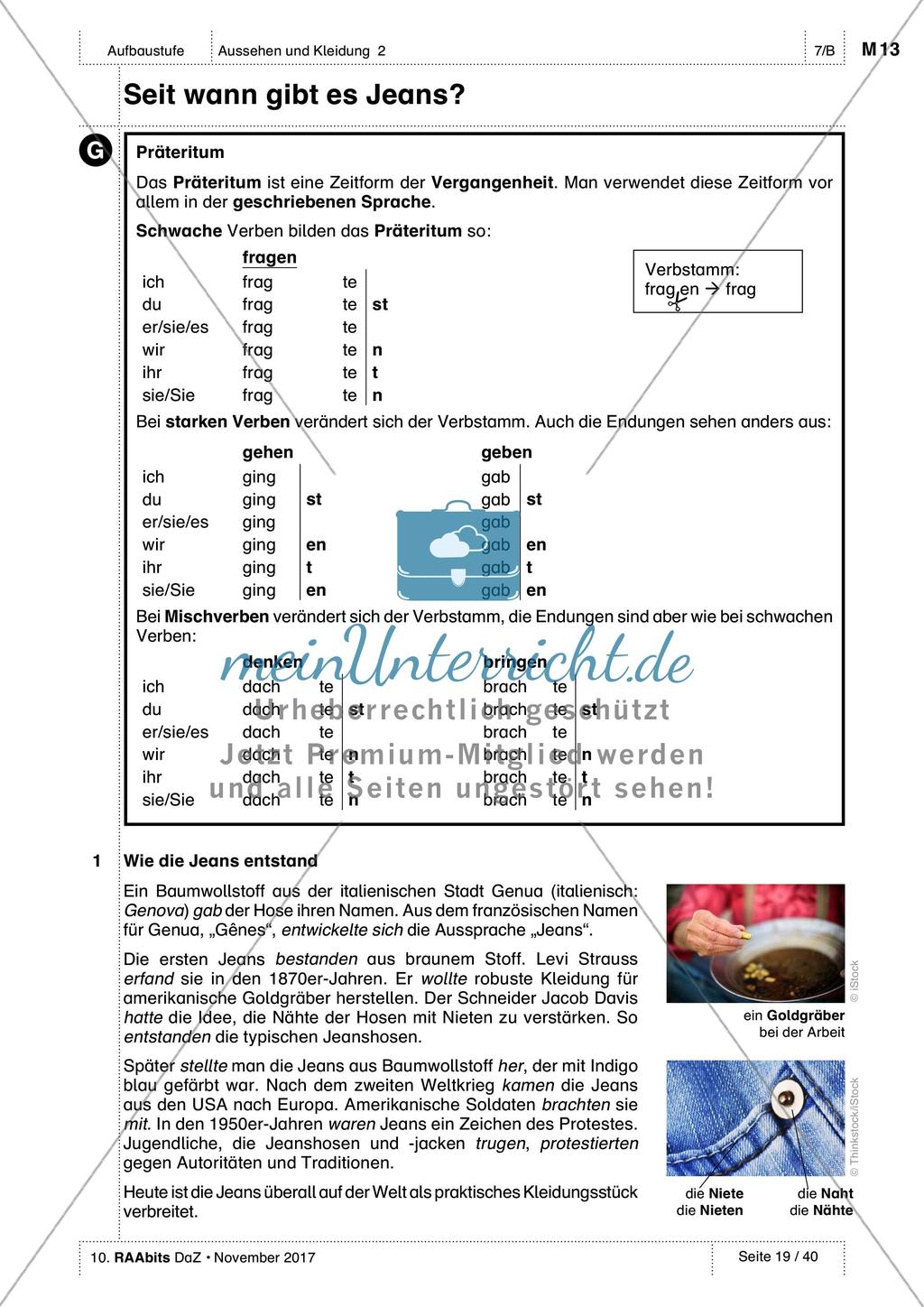 Das Aussehen von Personen beschreiben: Anwendung und Übung von Wortschatz Preview 8