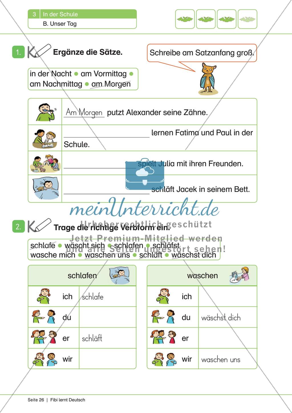 Unser Tag: Niveaustufe 3 Preview 2