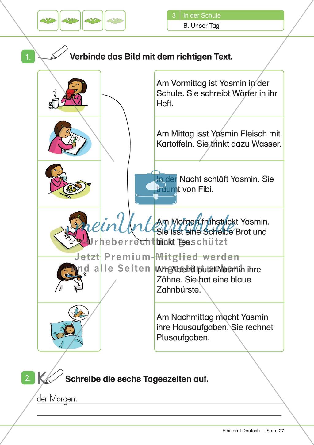 Unser Tag: Niveaustufe 3 Preview 3