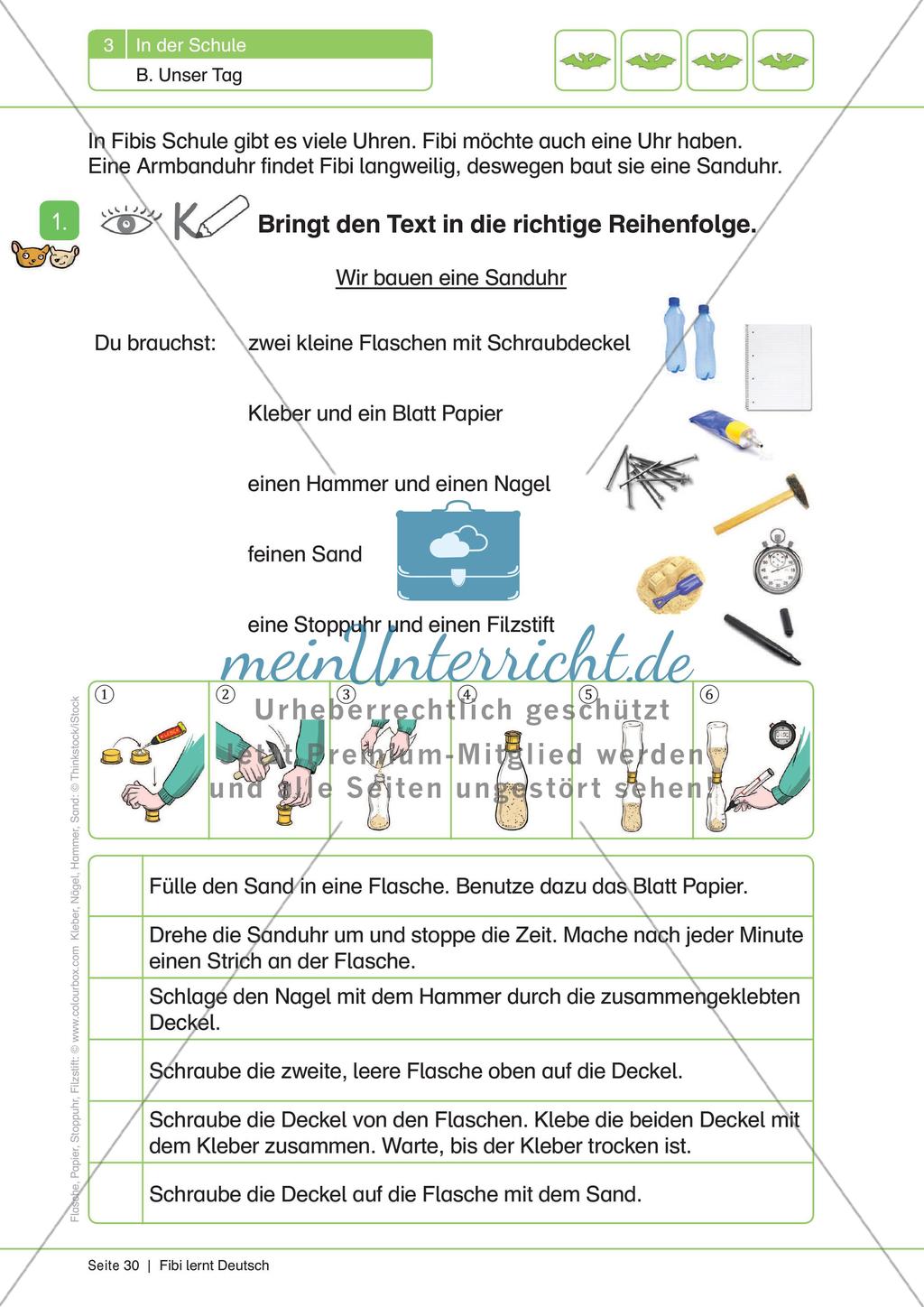 Unser Tag: Niveaustufe 4 Preview 1