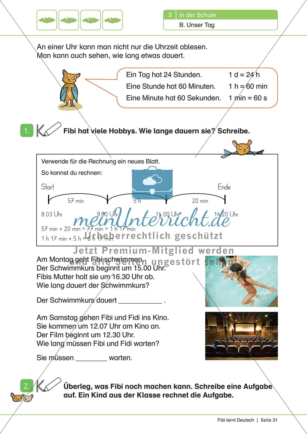 Unser Tag: Niveaustufe 4 Preview 2