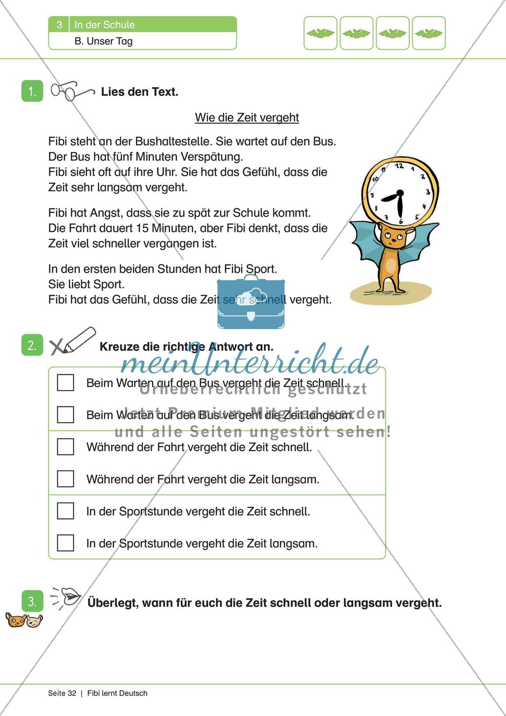 Unser Tag: Niveaustufe 4 Preview 3