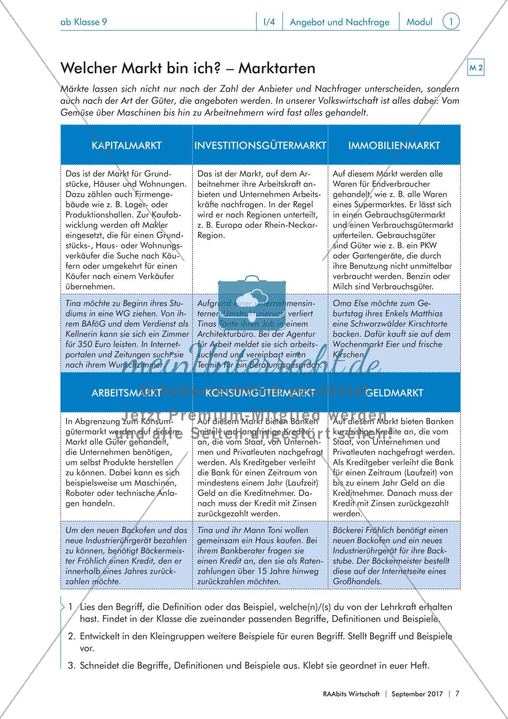 Marktarten, Marktformen und ihre gesellschaftlichen Folgen Preview 6