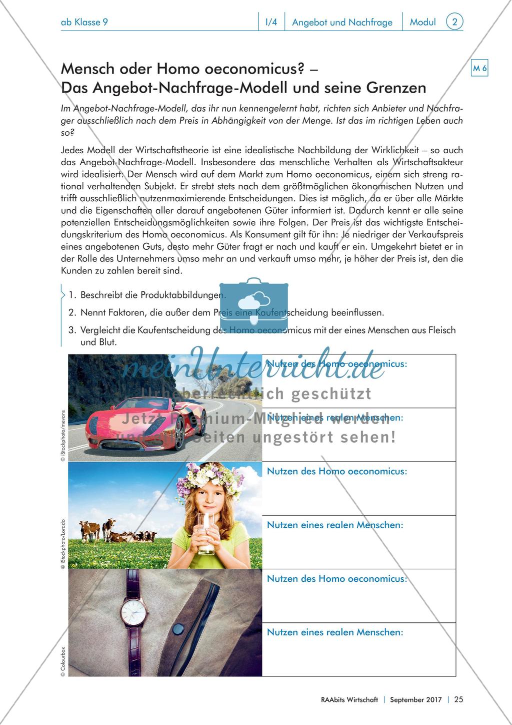 Das Angebot-Nachfrage-Modell Preview 11
