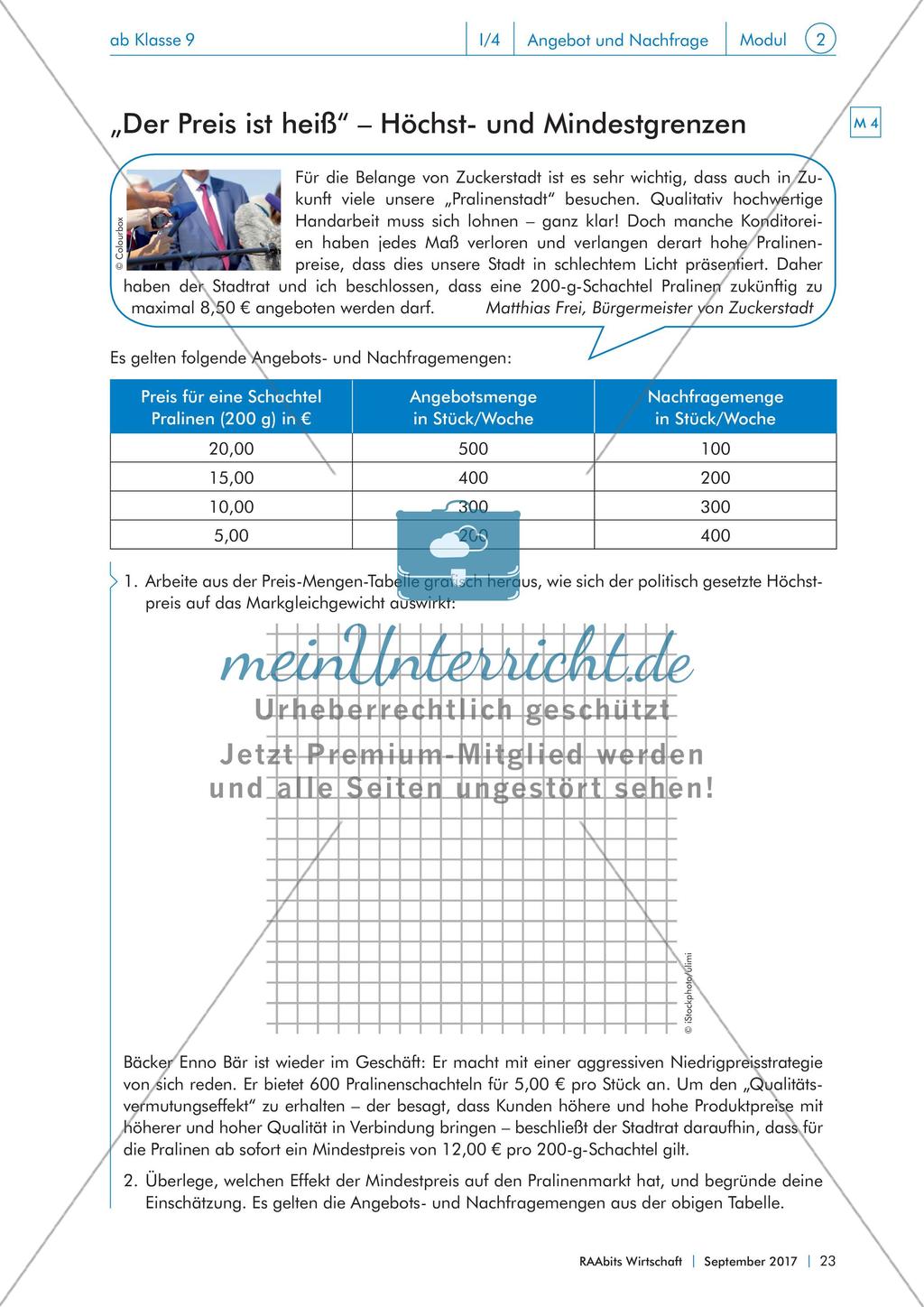 Das Angebot-Nachfrage-Modell Preview 9