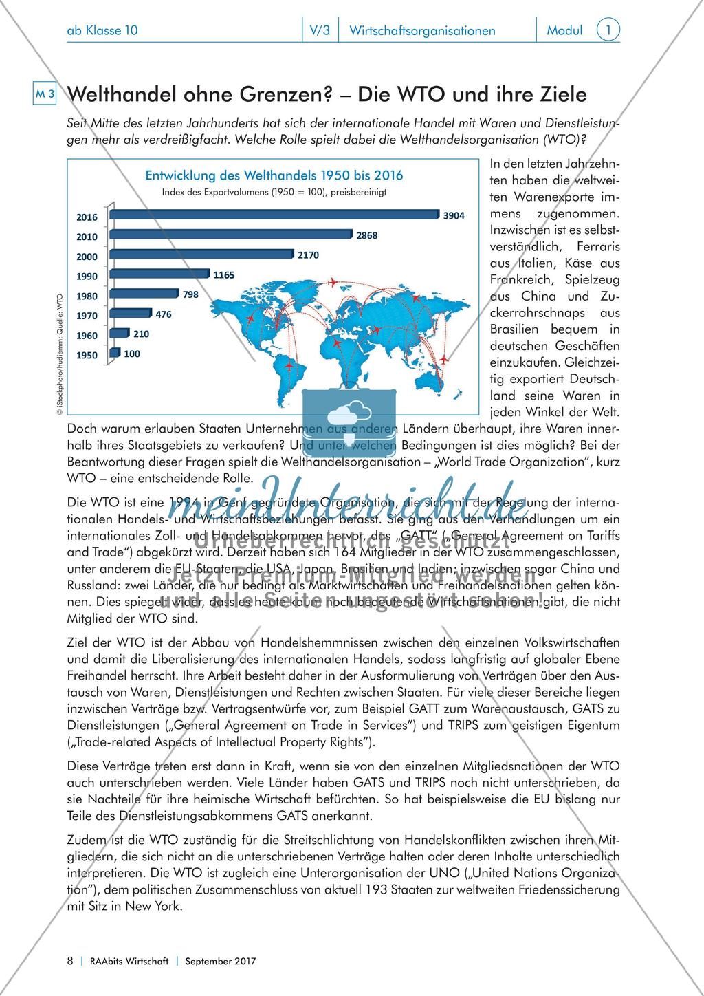 Von IWF bis WTO: internationale Wirtschaftsorganisationen im Fokus Preview 8