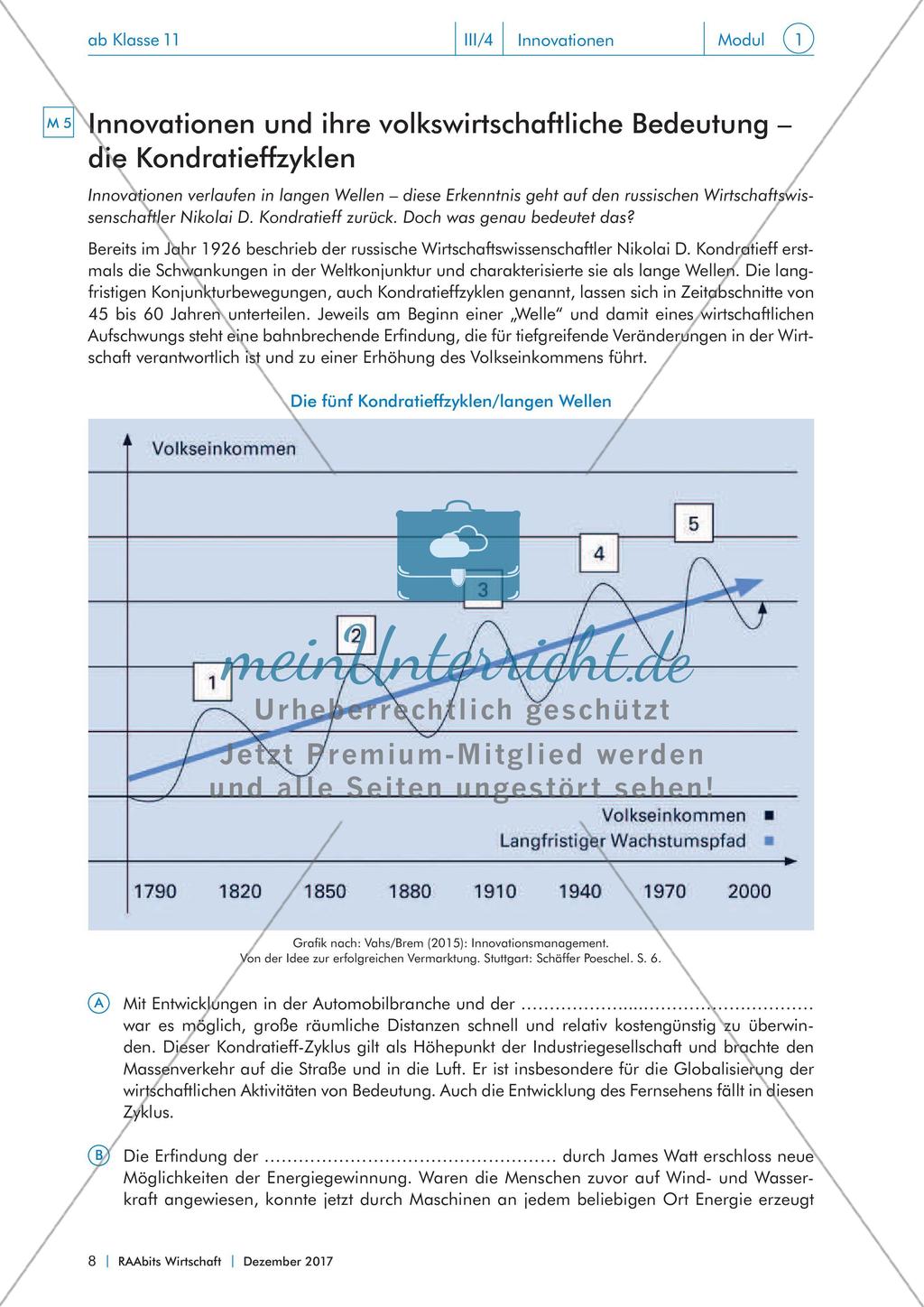 Innovationen, die Kondratieffzyklen und der Innovationsindikator Preview 7