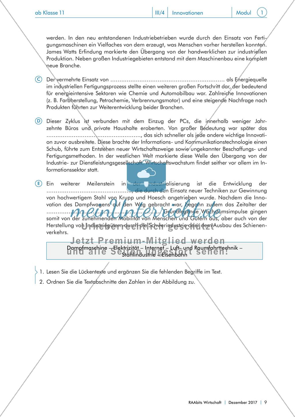 Innovationen, die Kondratieffzyklen und der Innovationsindikator Preview 8