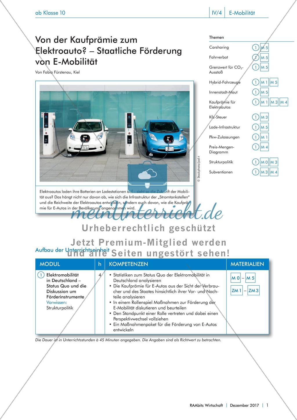 Von der Kaufprämie zum Elektroauto: Staatliche Förderung von E-Mobilität Preview 1