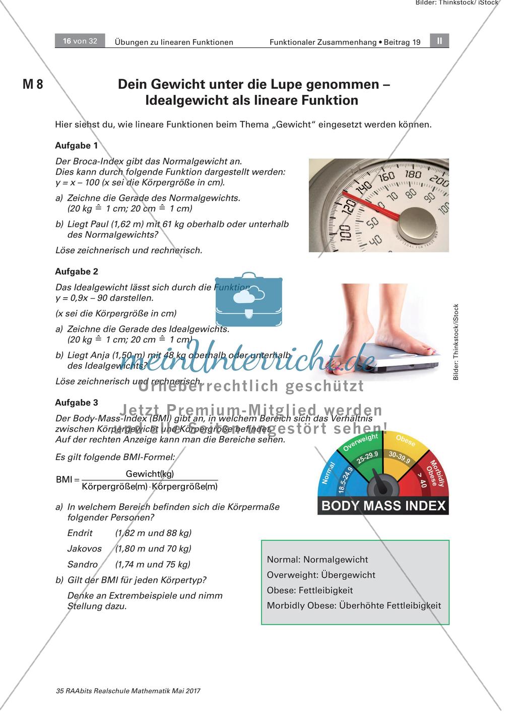 Lineare Funktionen: Kooperatives Lernen Preview 4