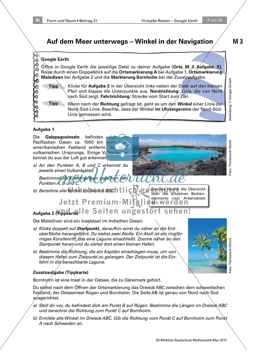 Google Earth im Mathematikunterricht Preview 7