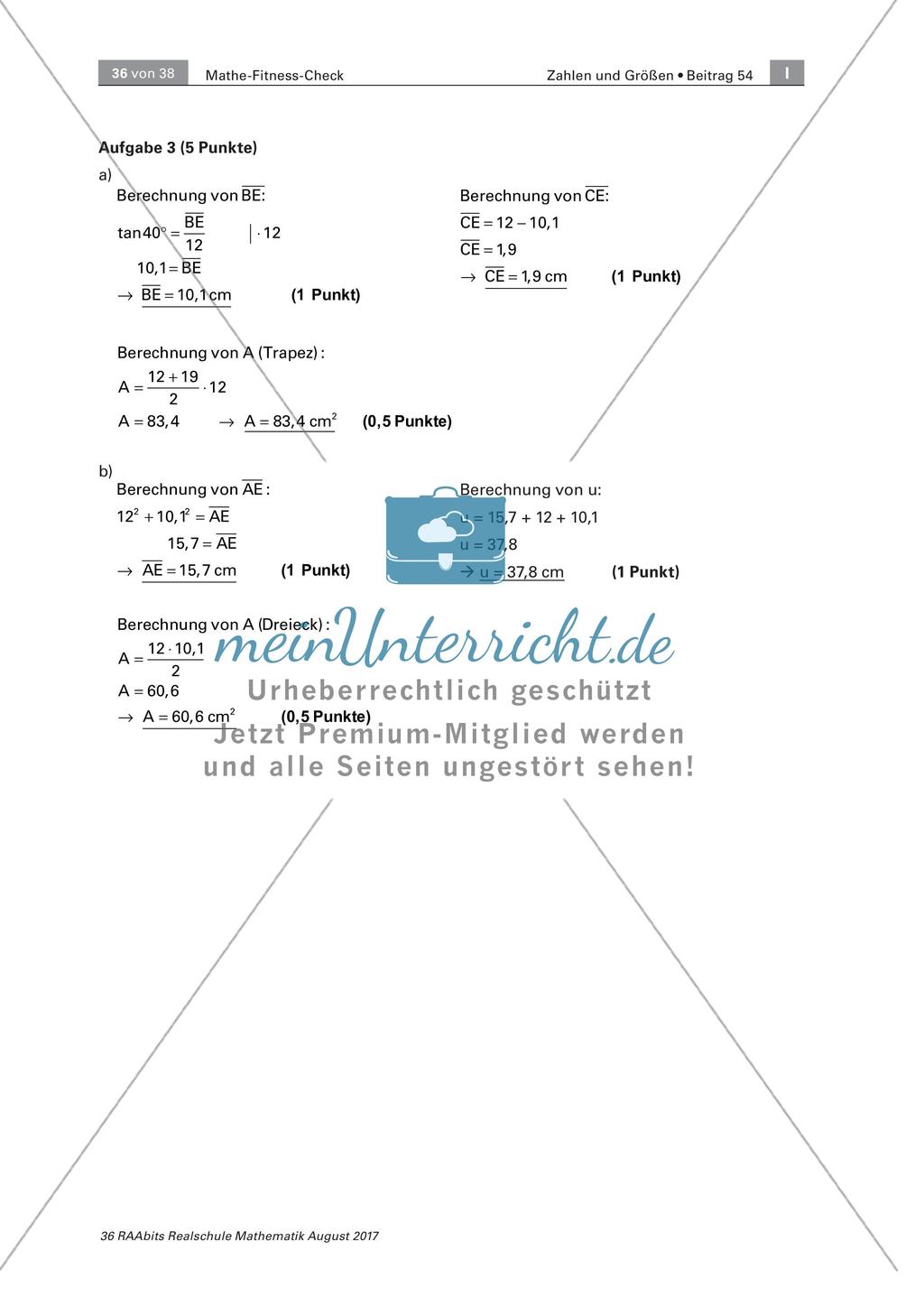 Lösungen zum Fitness-Check Preview 15