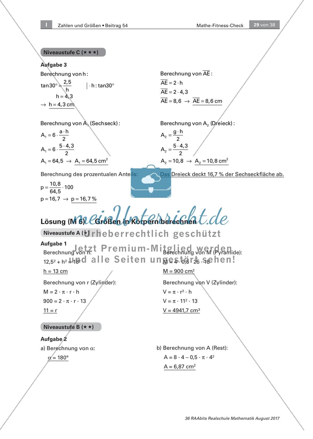 Lösungen zum Fitness-Check Preview 8