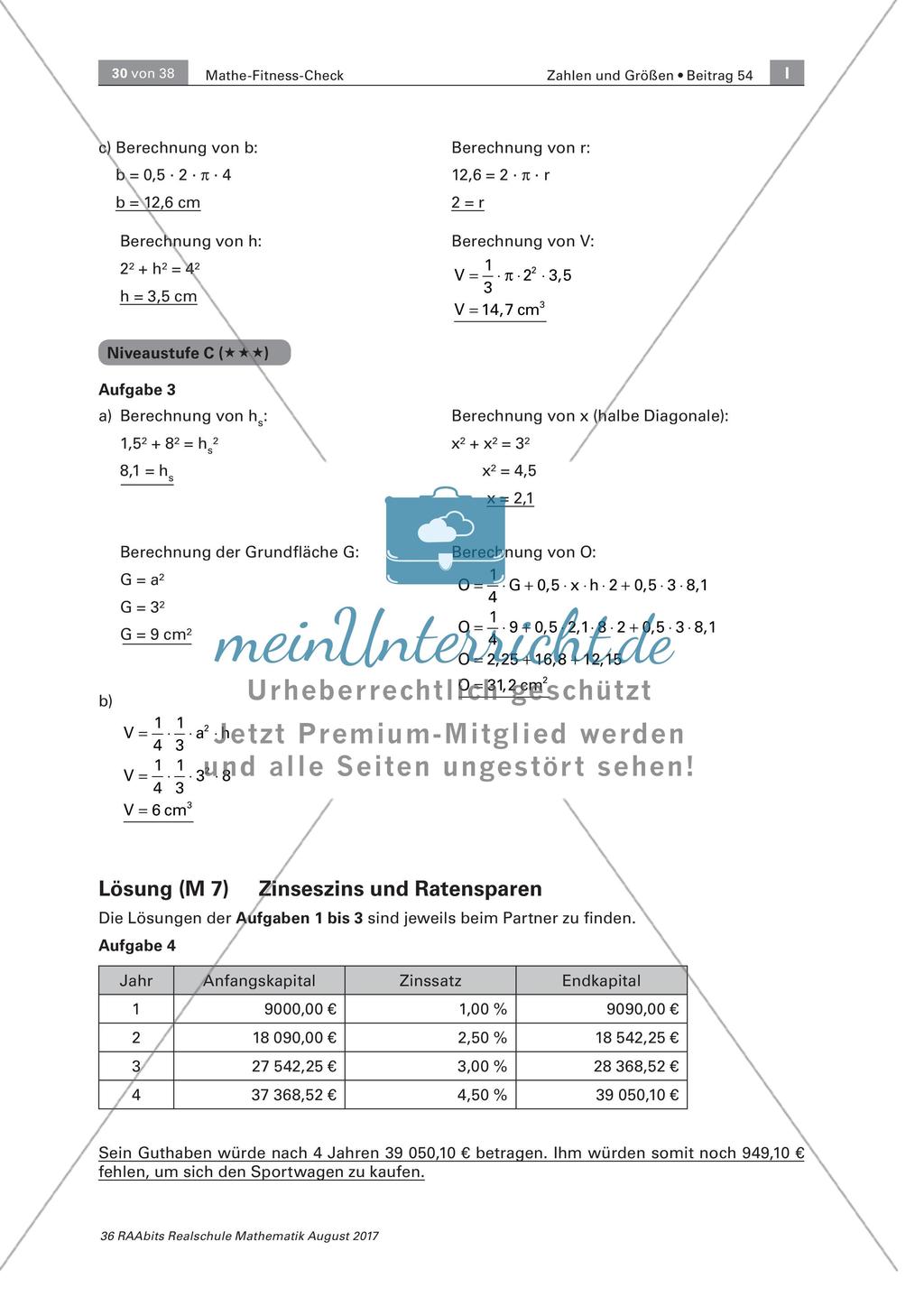 Lösungen zum Fitness-Check Preview 9