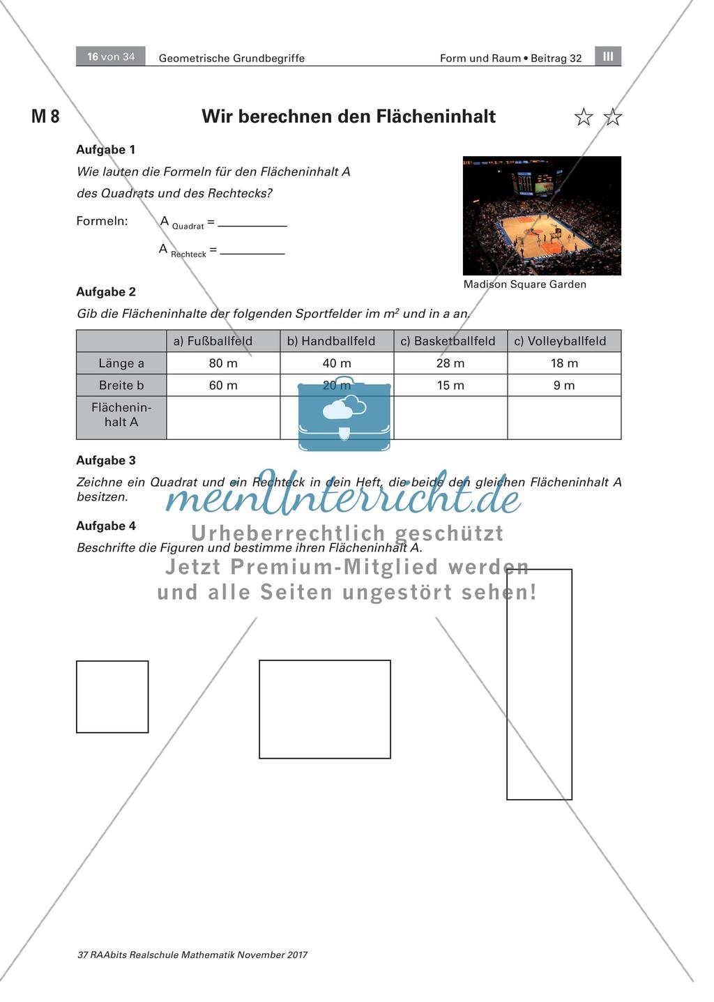 Grundbegriffe der Geometrie - eine Lerntheke Preview 10