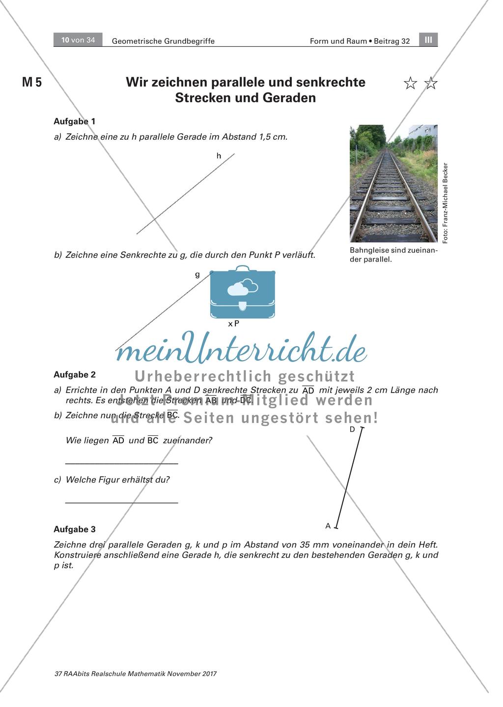 Grundbegriffe der Geometrie - eine Lerntheke Preview 4