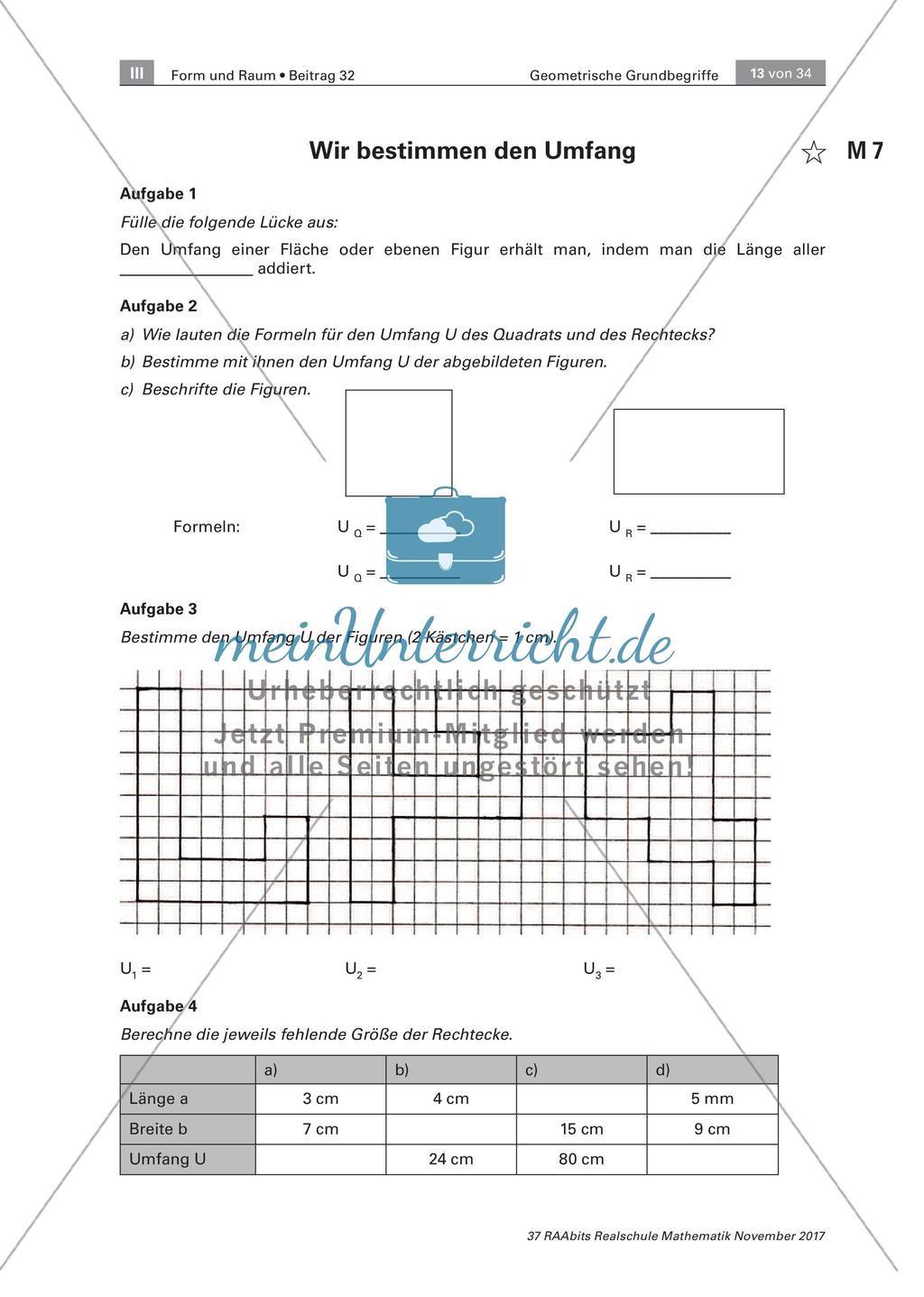Grundbegriffe der Geometrie - eine Lerntheke Preview 7
