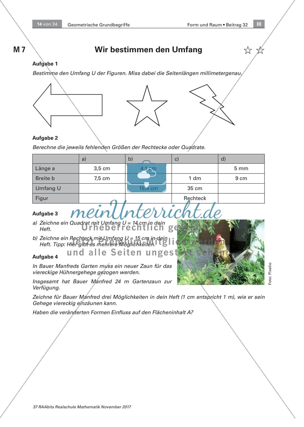 Grundbegriffe der Geometrie - eine Lerntheke Preview 8