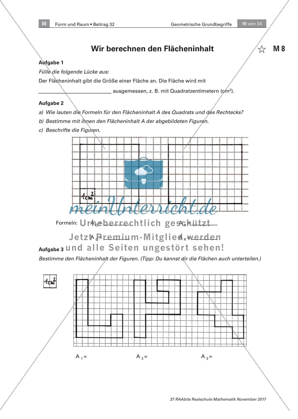 Grundbegriffe der Geometrie - eine Lerntheke Preview 9