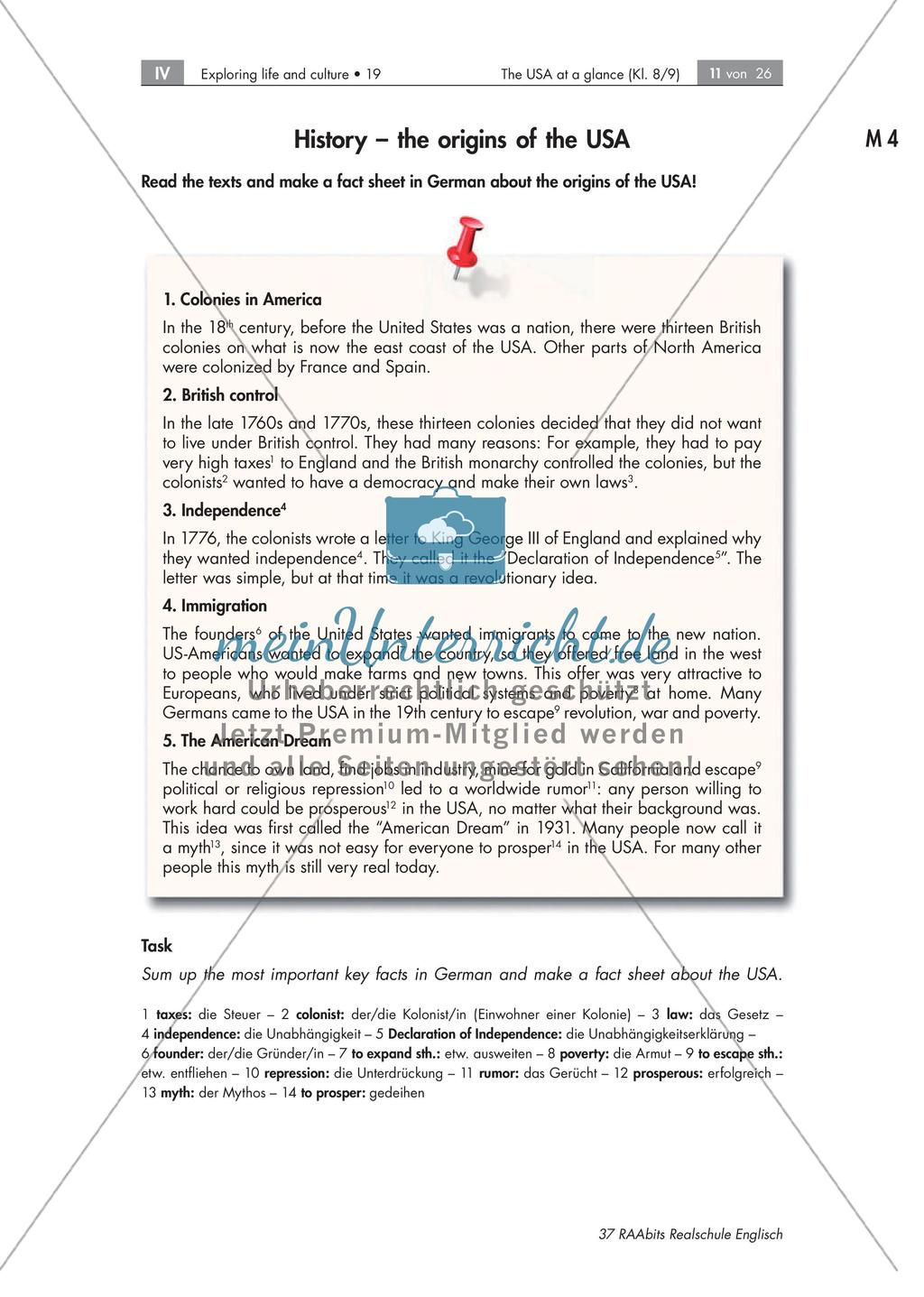 Intercultural Competences: US - History Preview 1