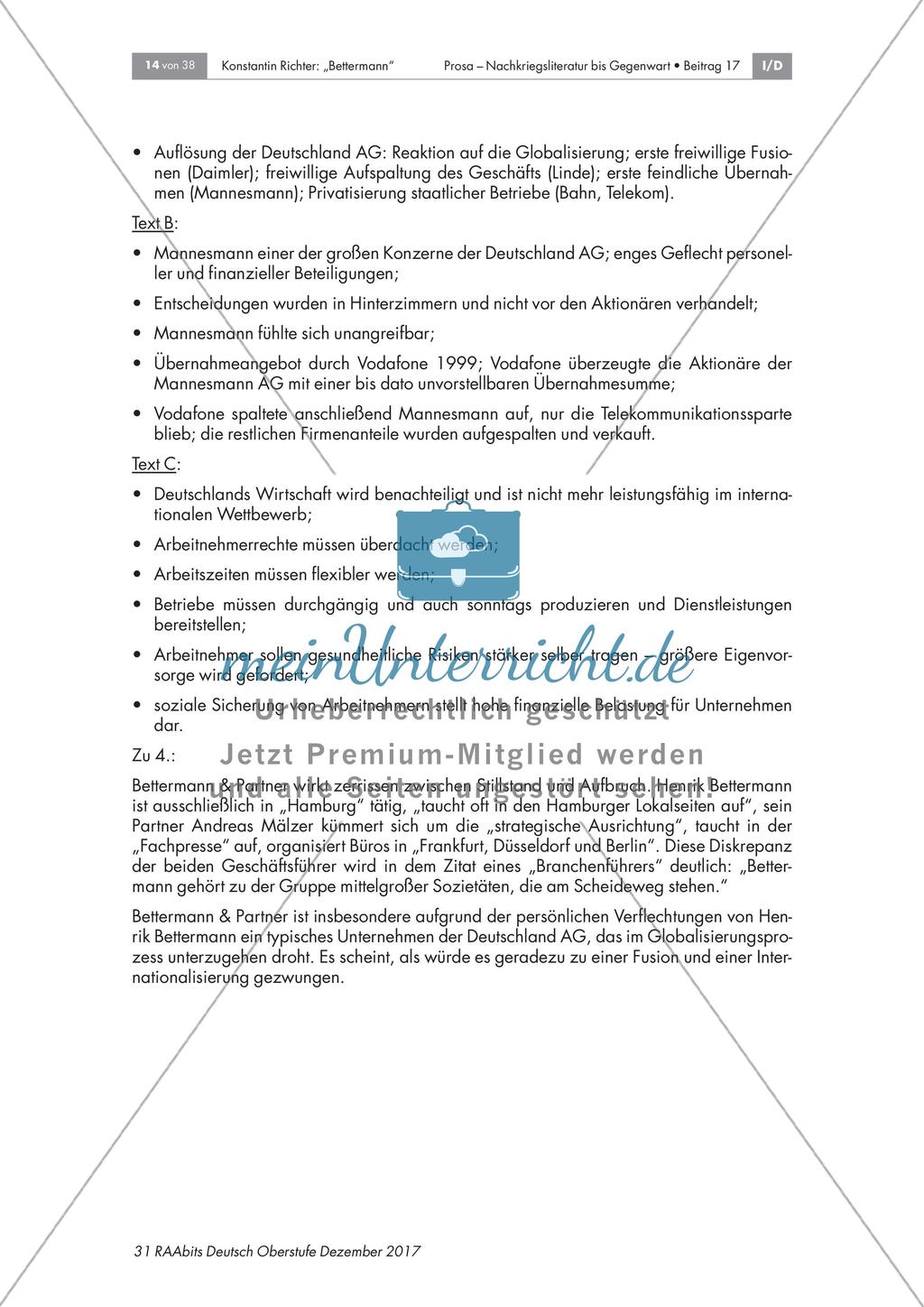 Konstantin Richters Bettermann: Deutschland 2000 - eine Wirtschaft im Umbruch Preview 5