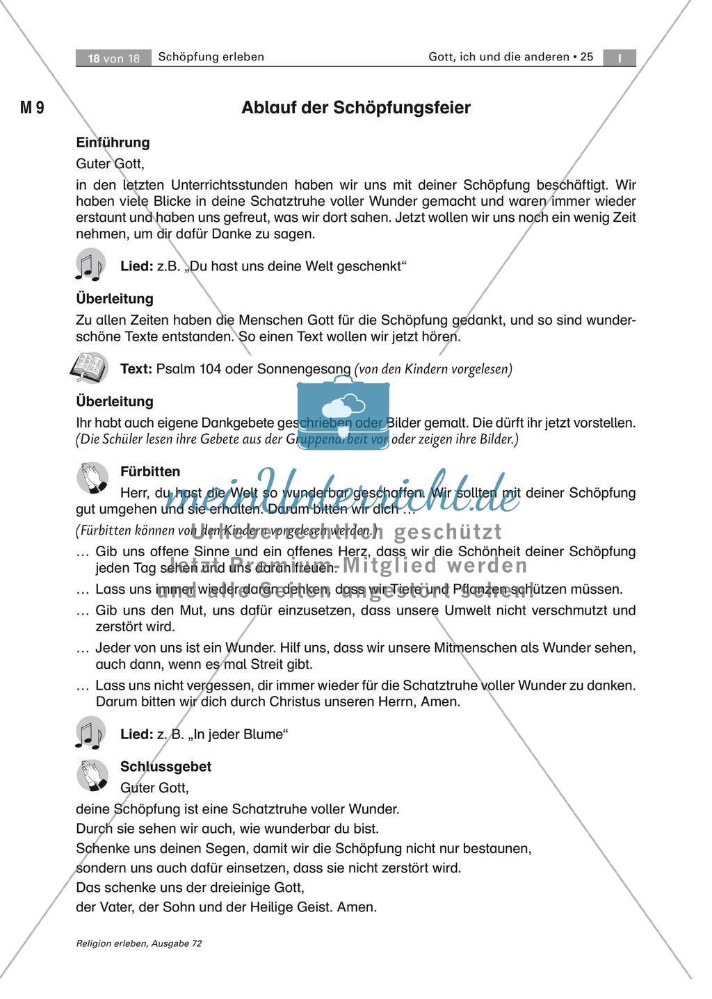 Wahrnehmung der Schöpfung Gottes Preview 18