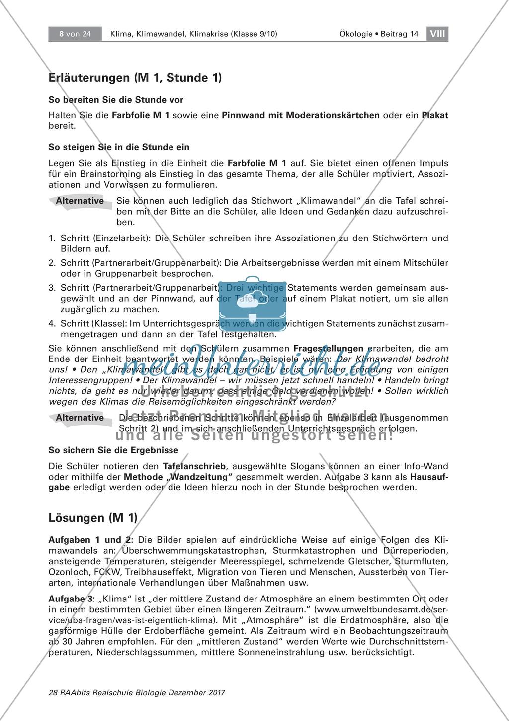 Basisinformationen zur Klimaveränderung Preview 2