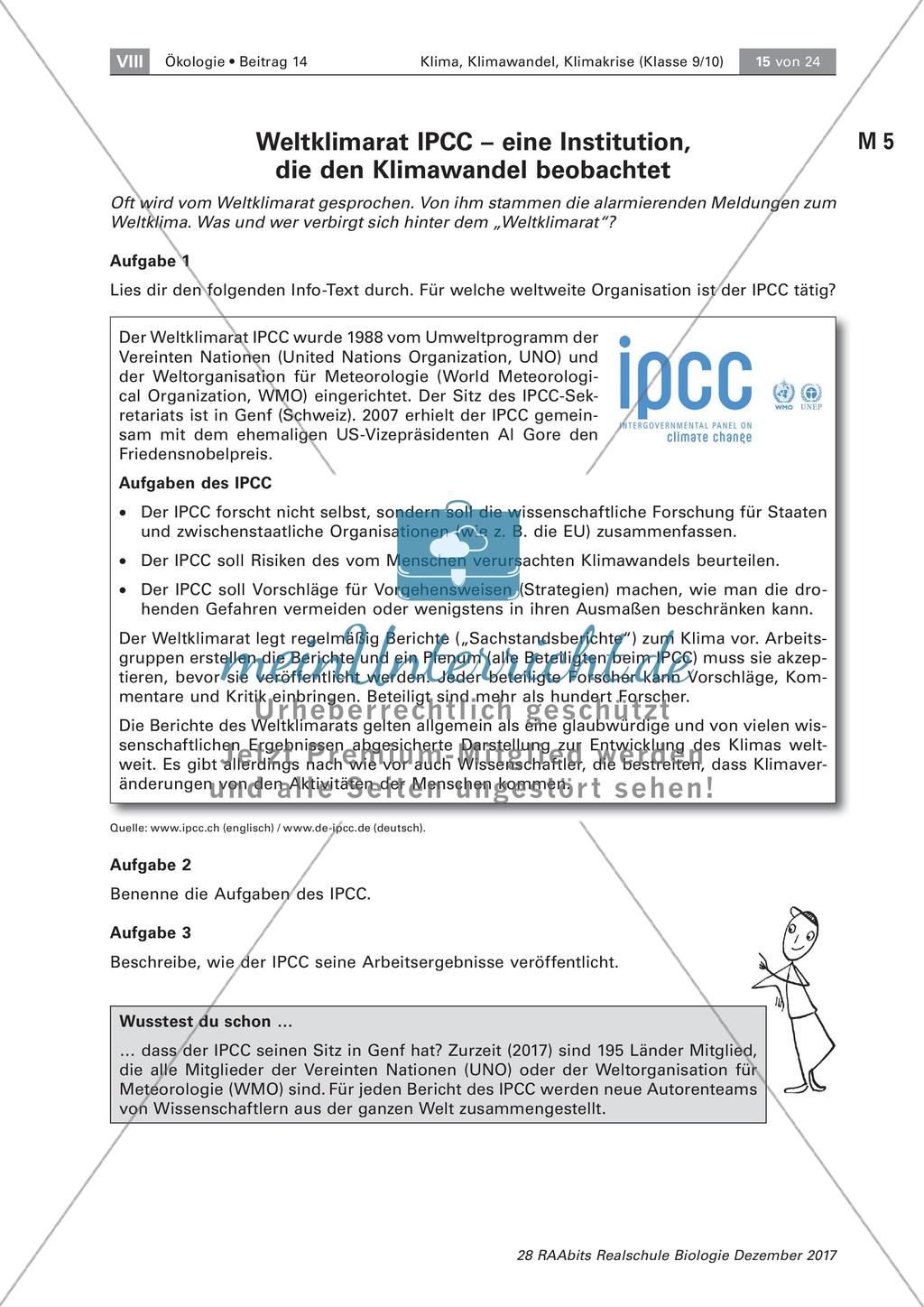 Das Weltklimarat IPCC Preview 1