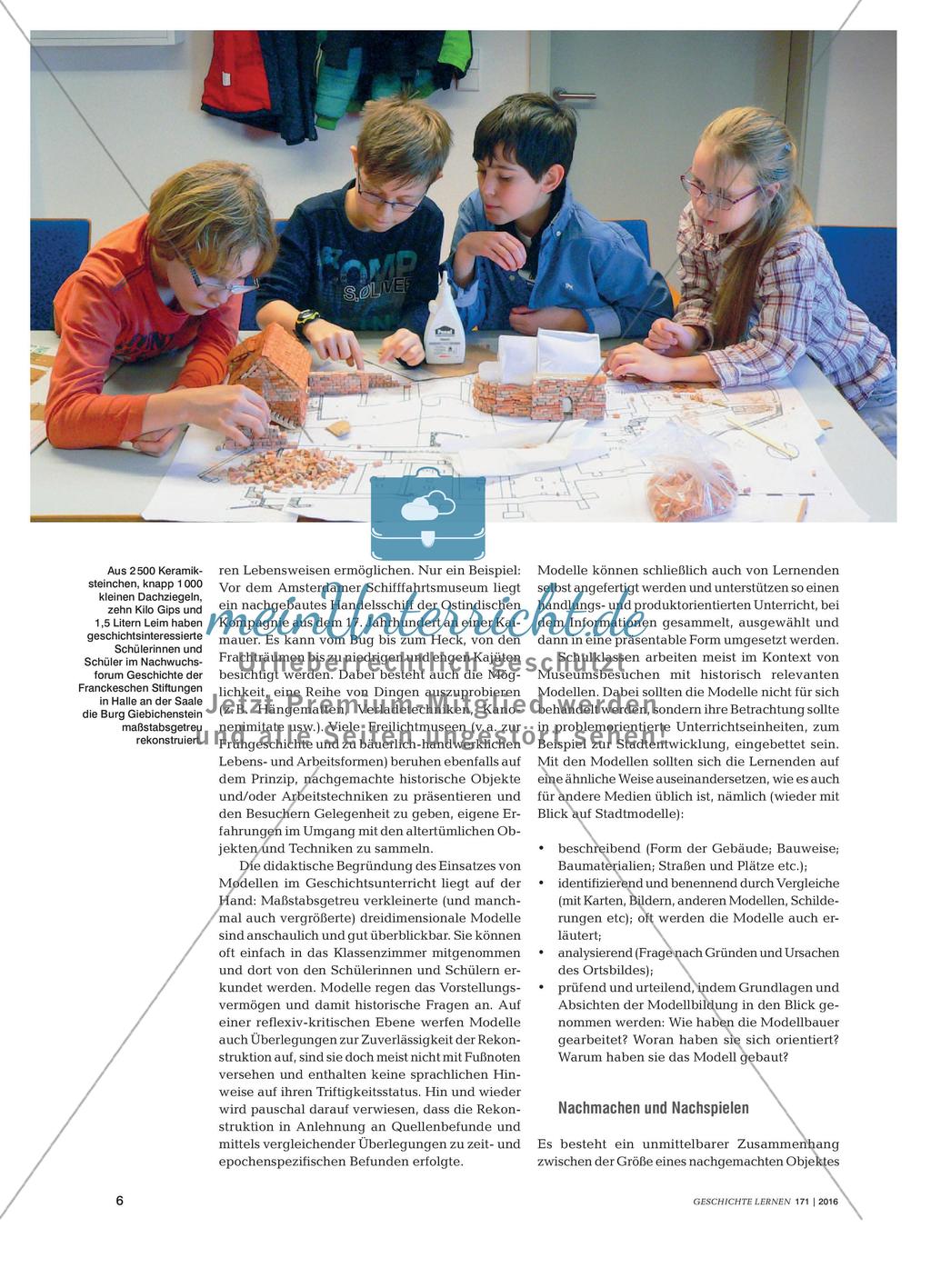 Rekonstruktionen und Modelle - Vergangenes wiederhergestellt Preview 5