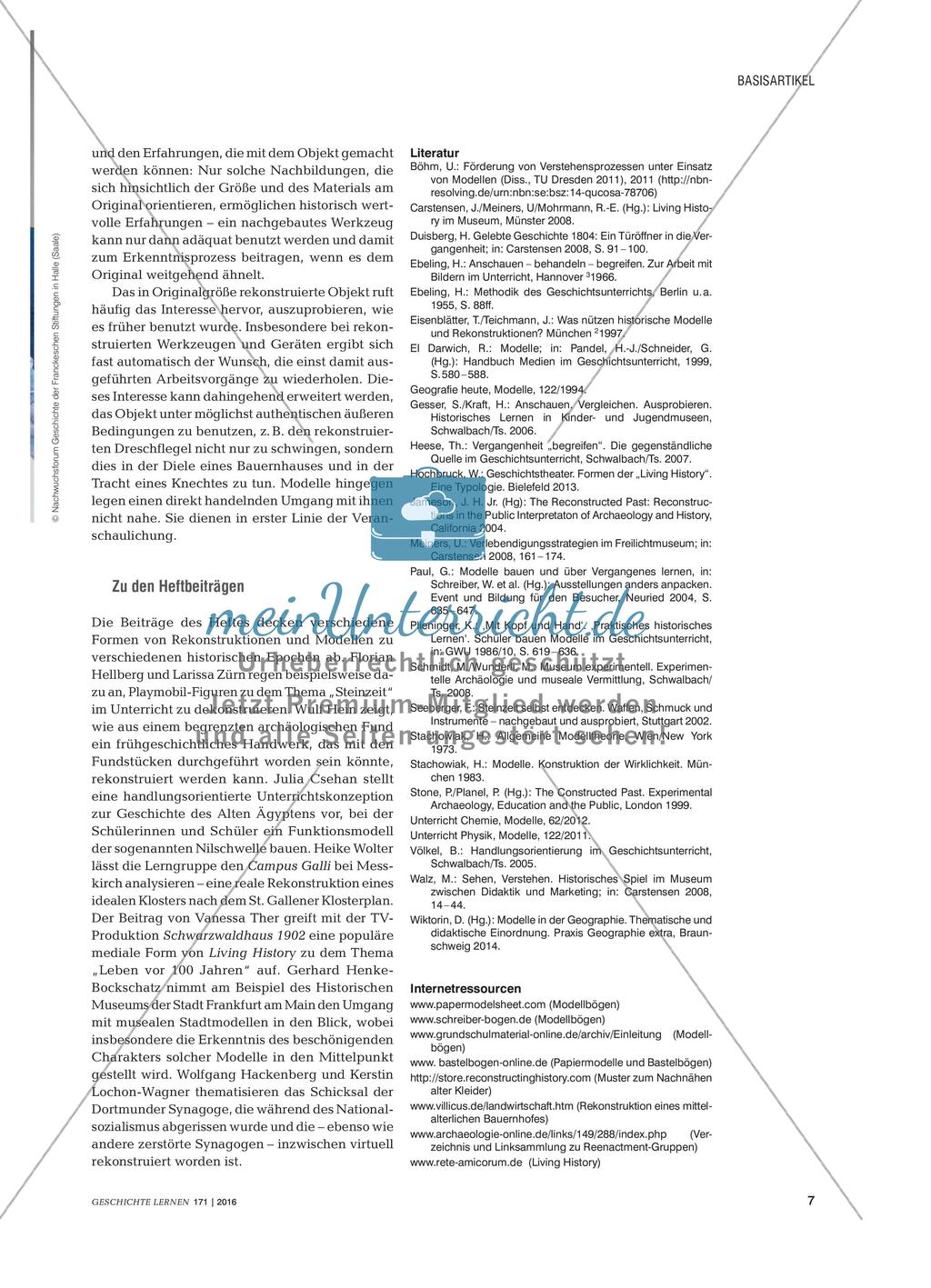 Rekonstruktionen und Modelle - Vergangenes wiederhergestellt Preview 6