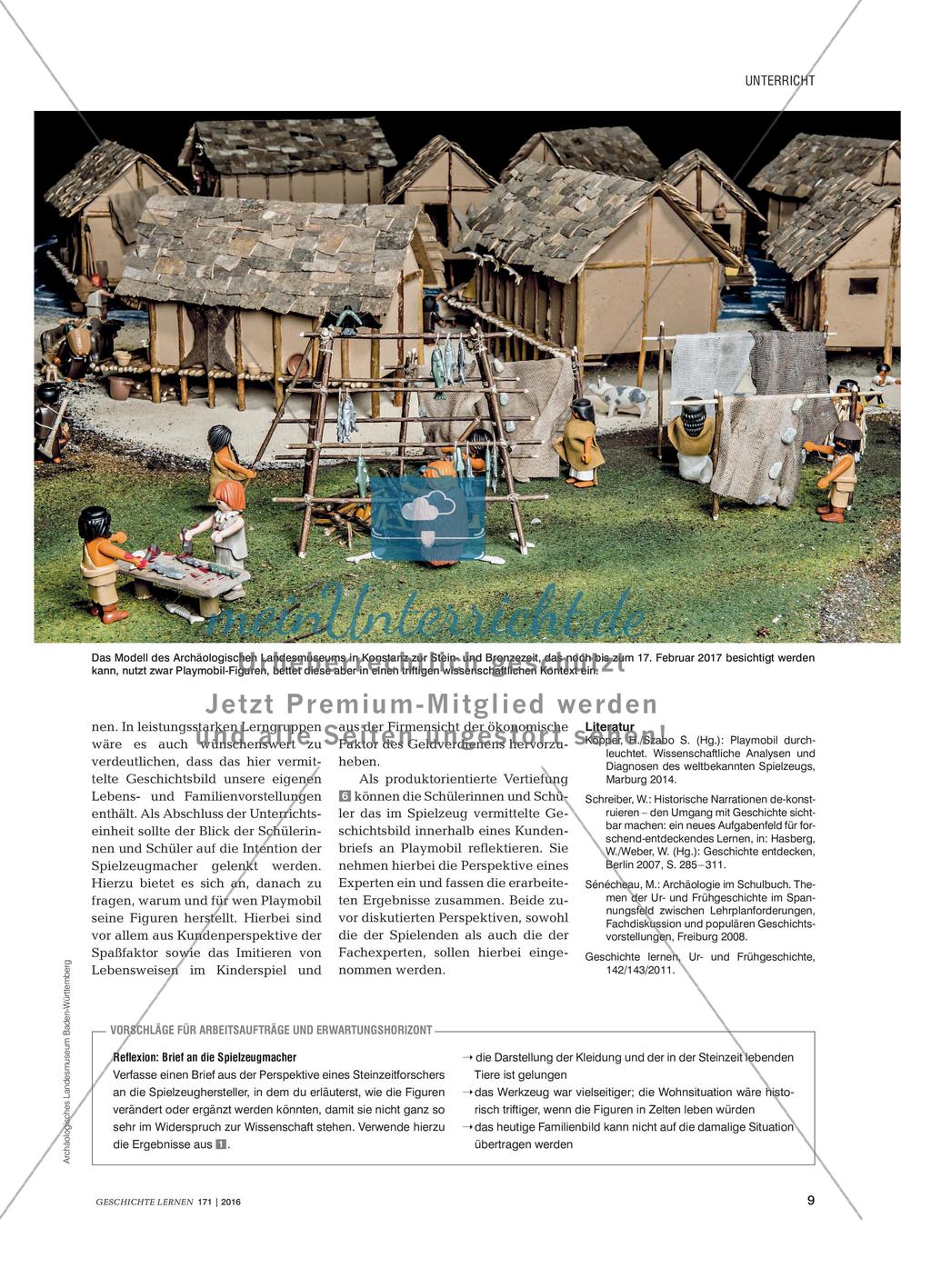 Mit der Steinzeit spielen - Playmobil-Figuren als geschichtskulturelles Modell Preview 2